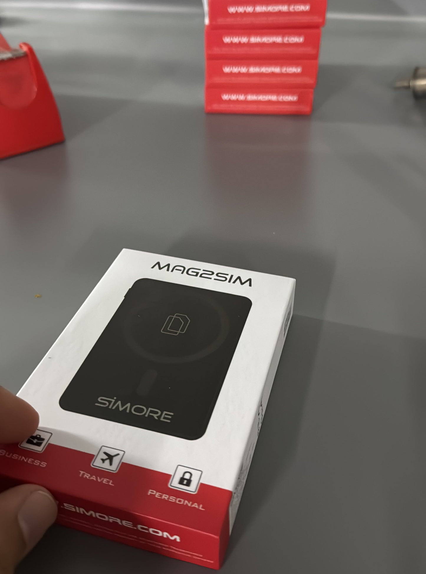 Mag2sim Yurtdışı Kapalı iPhone Şebeke verici WİFİ yönlendirici modem.