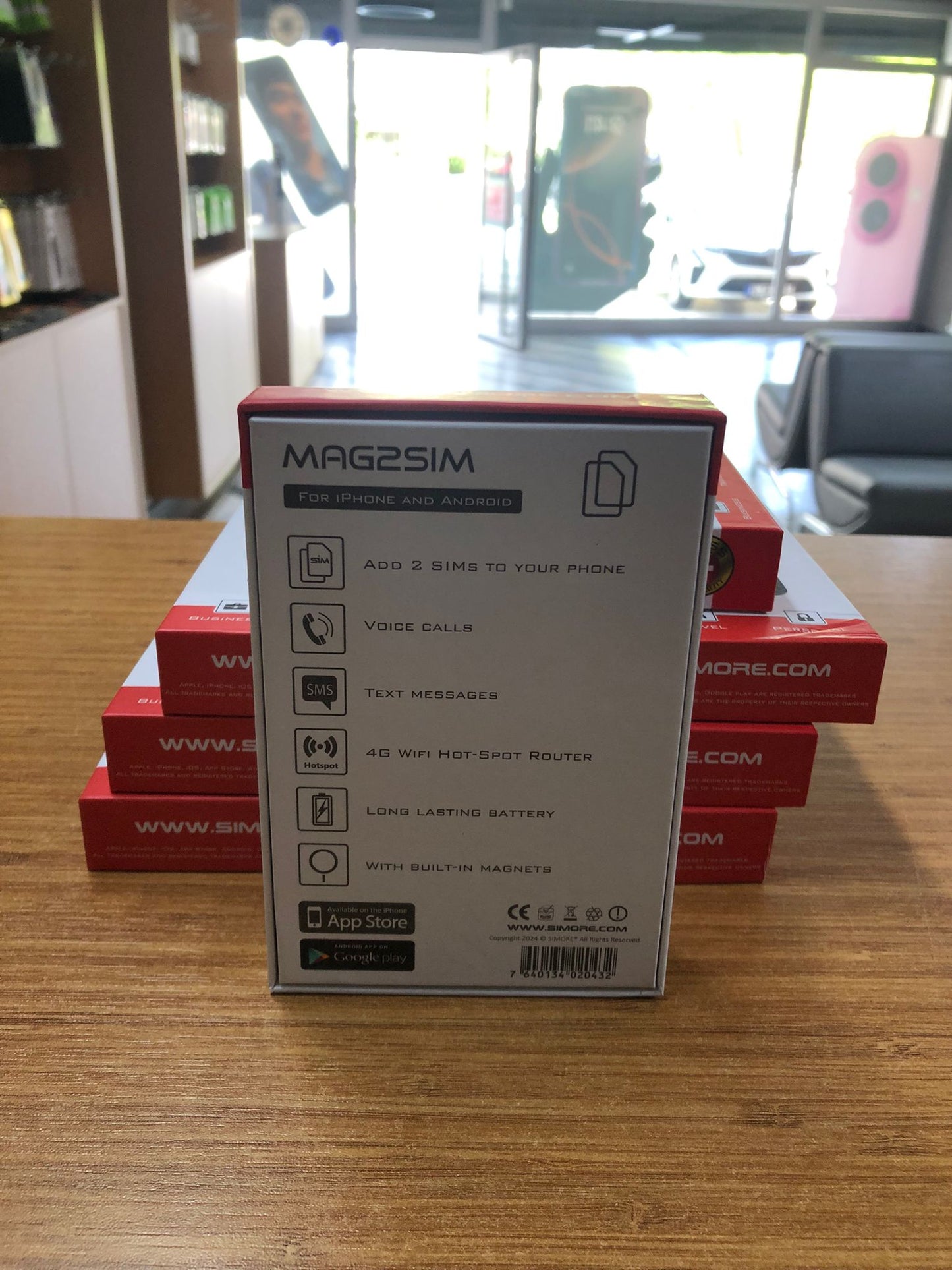 Mag2sim Yurtdışı Kapalı iPhone Şebeke verici WİFİ yönlendirici modem.