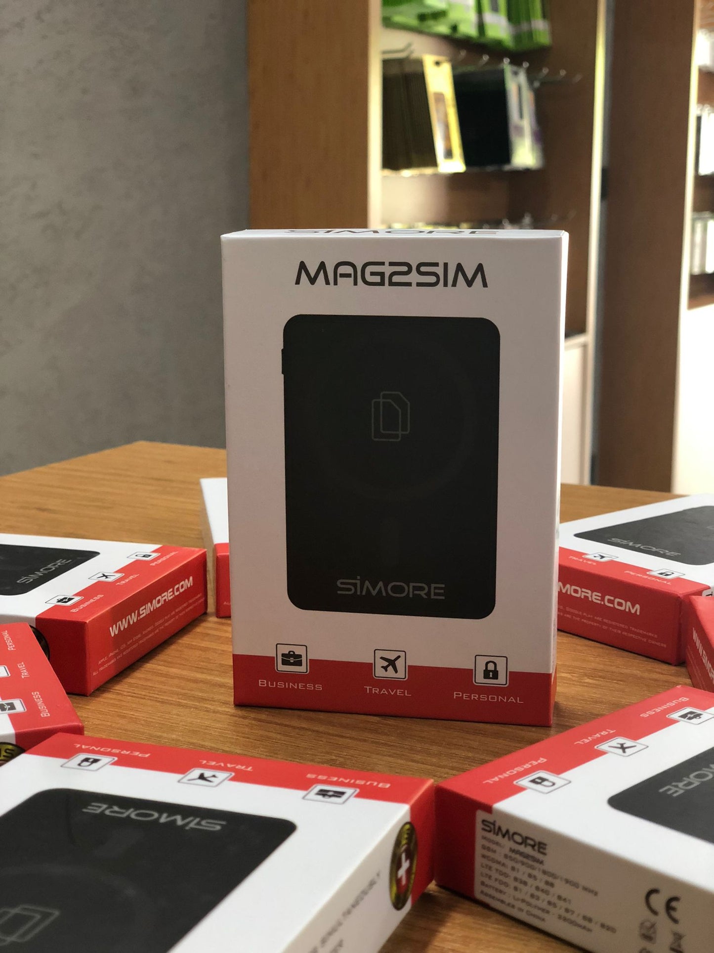 Mag2sim Yurtdışı Kapalı iPhone Şebeke verici WİFİ yönlendirici modem.