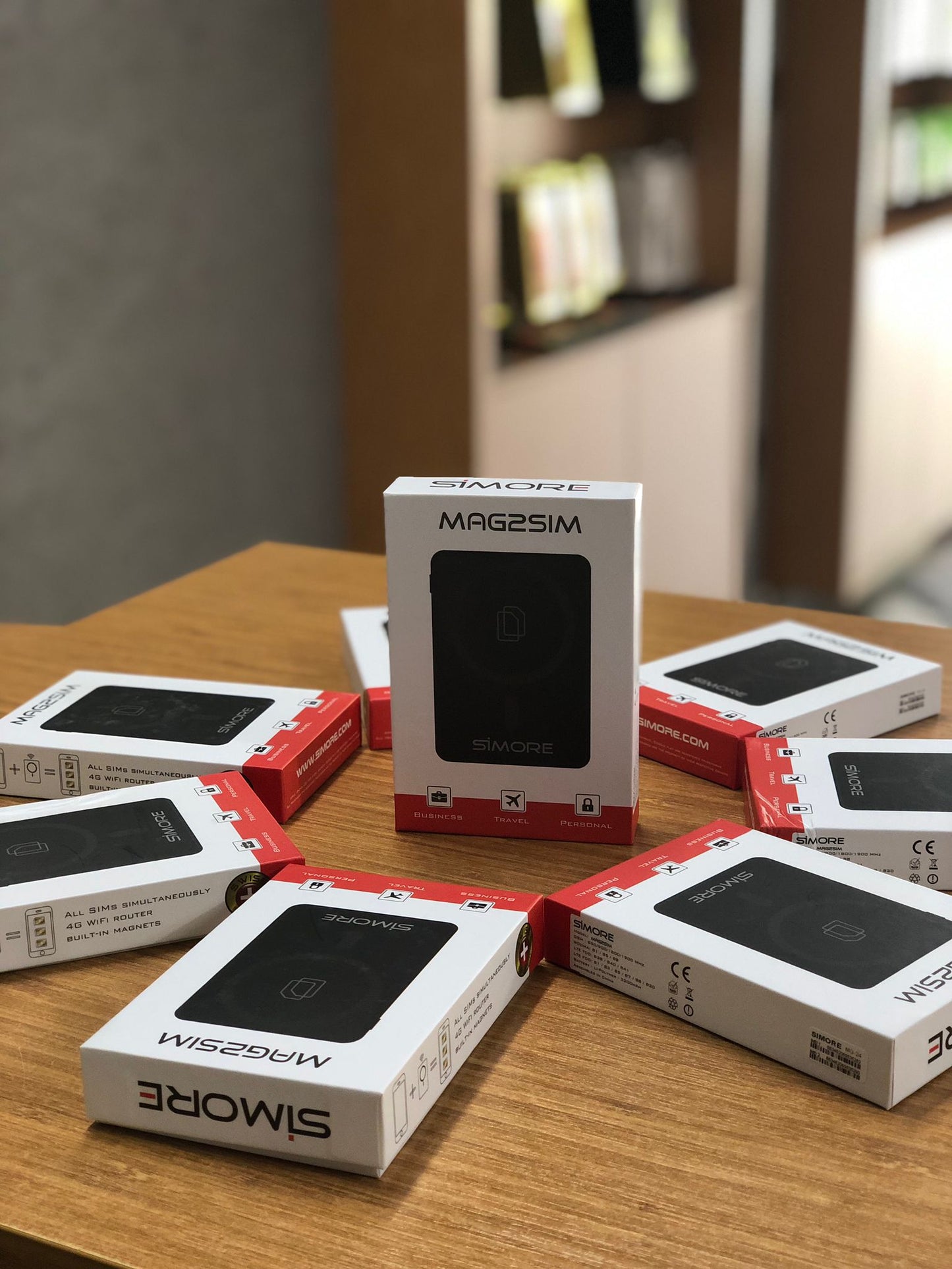 Mag2sim Yurtdışı Kapalı iPhone Şebeke verici WİFİ yönlendirici modem.