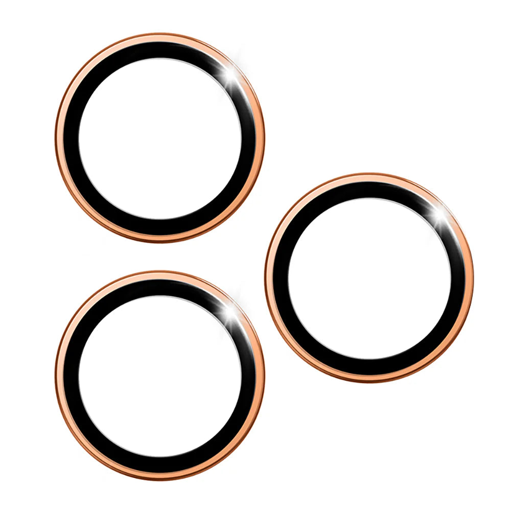 Wiwu LG-003 Safir Magsafe Uyumlu iPhone 17 Pro Max Kamera Lens Koruyucu (Turuncu)