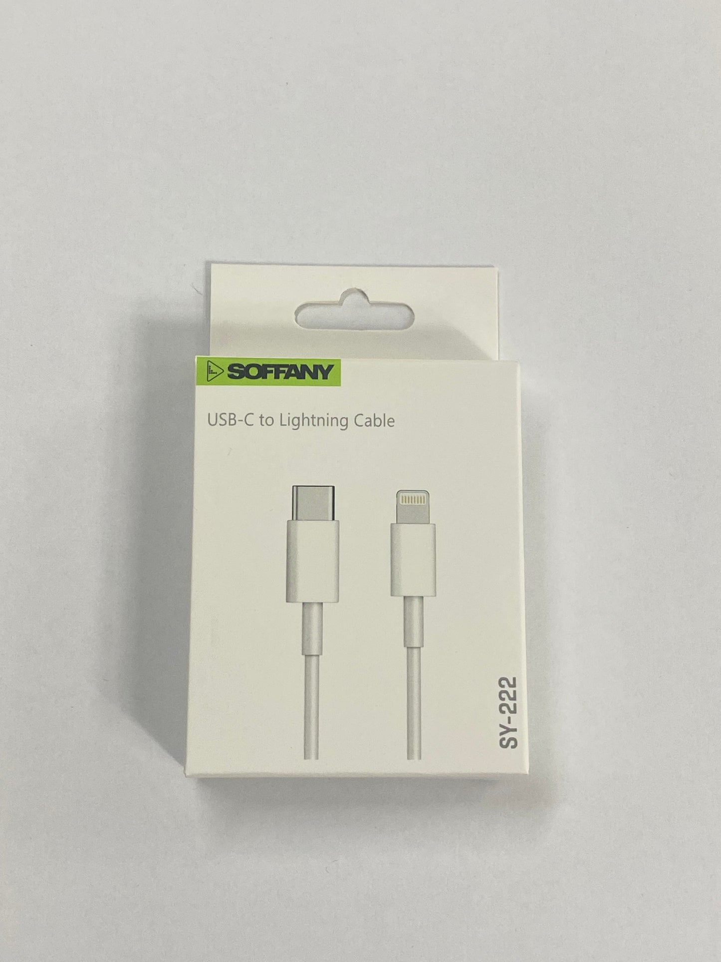 SOFFANY SY-222 USB-C to Lightning Şarj Kablosu – iPhone Hızlı Şarj ve Data Kablosu