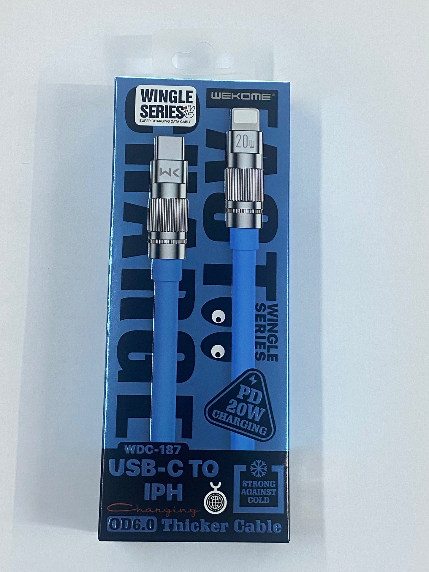 WEKOME Wingle Series WDC-187 20W USB-C to Lightning Hızlı Şarj Kablosu
