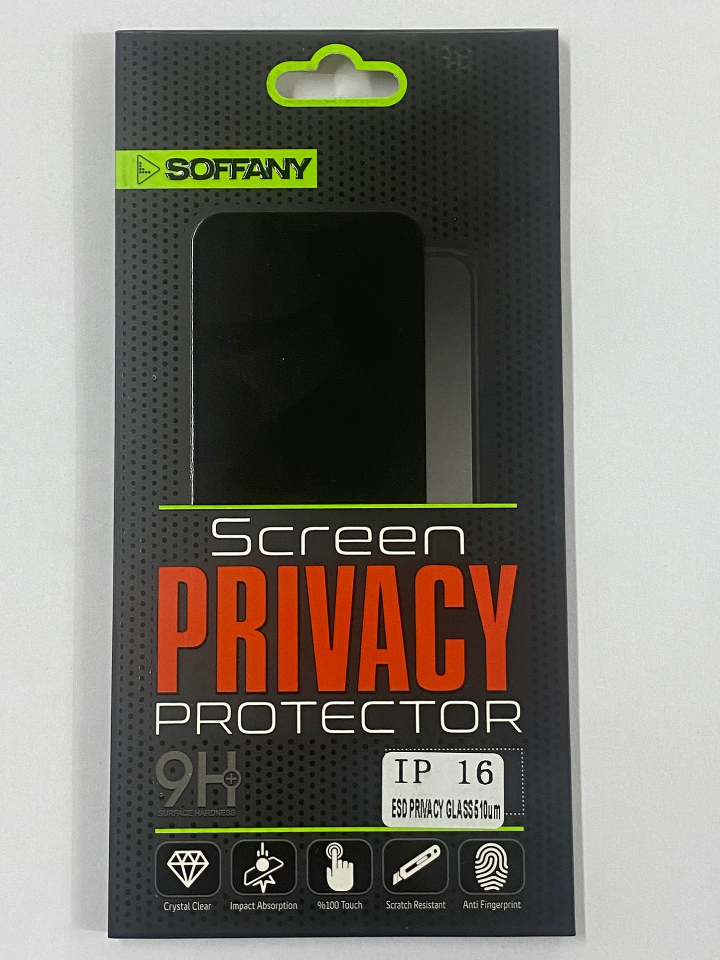 Soffany iPhone 16 ESD Privacy Glass