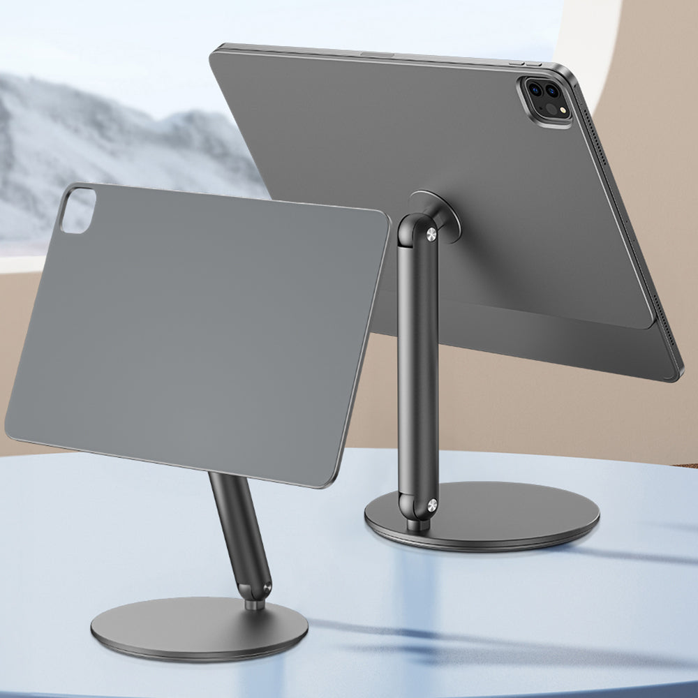 Apple iPad Pro 13 M4 - M5 360 Derece Dönebilen Magnetik Başlıklı Tablet Standı