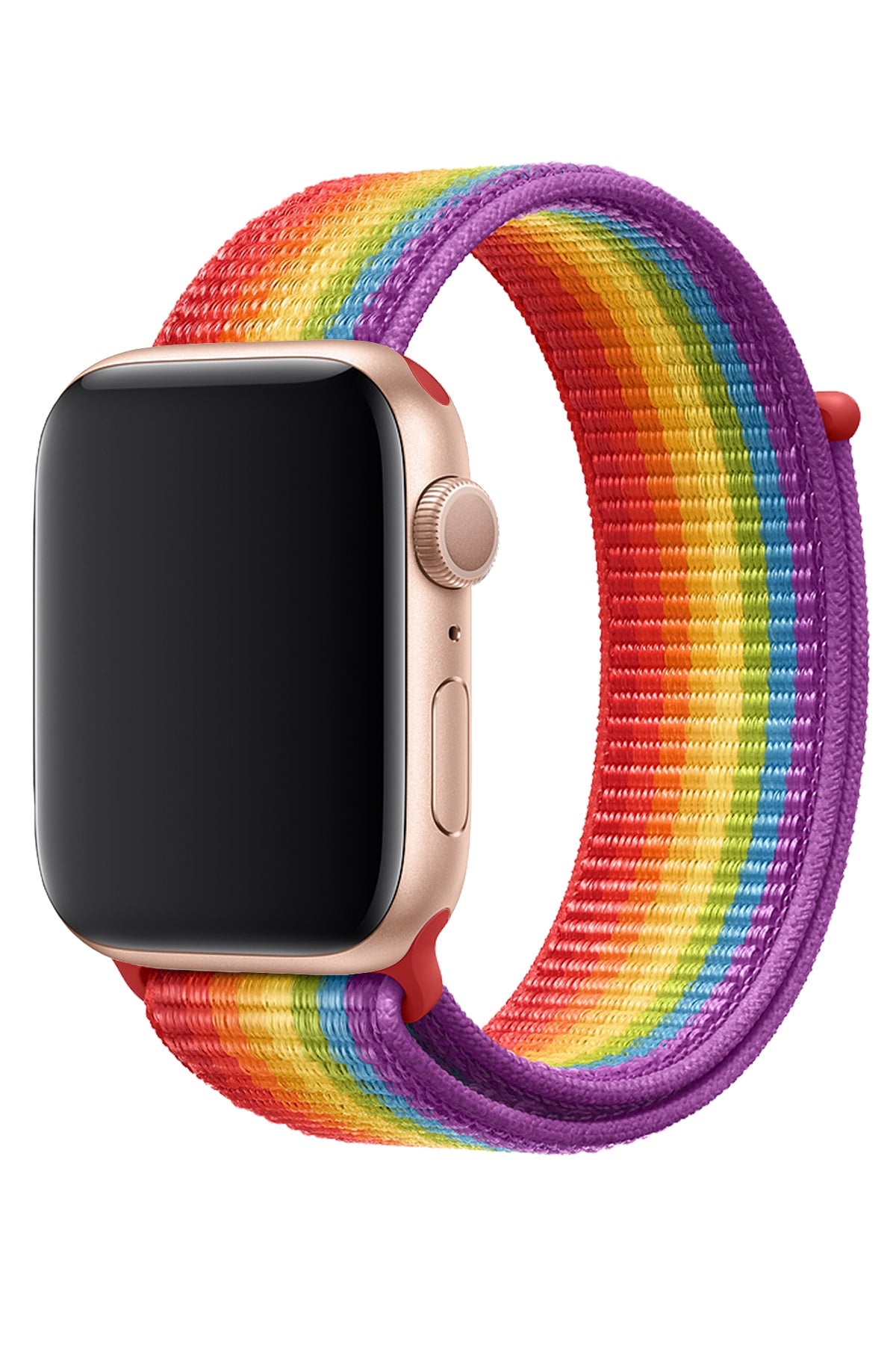 Apple Watch Uyumlu Spor Loop Kordon Gökkuşağı