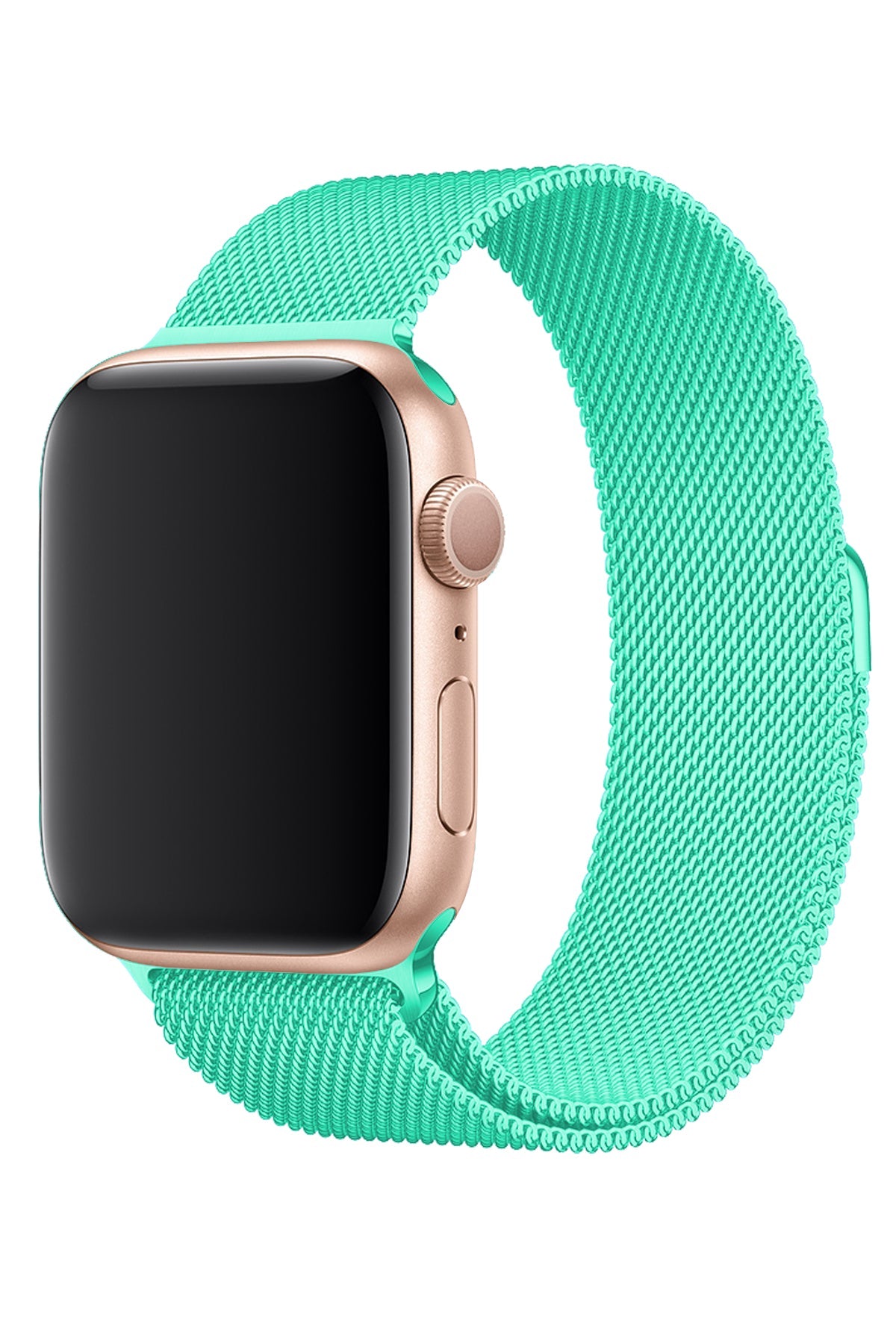 Apple Watch Uyumlu Metal Milano Loop Su Yeşili
