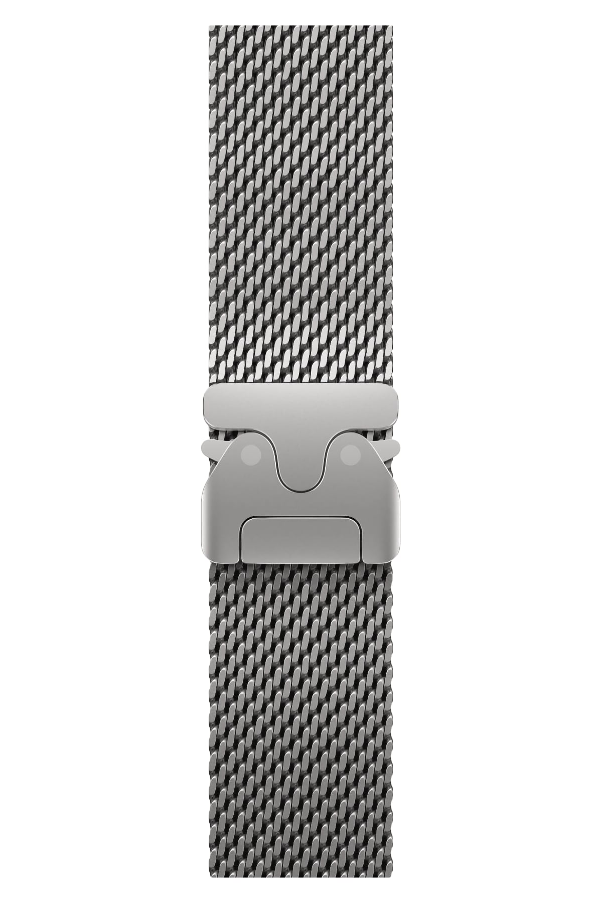 Apple Watch Ultra Uyumlu Titanyum Milano Loop Gümüş