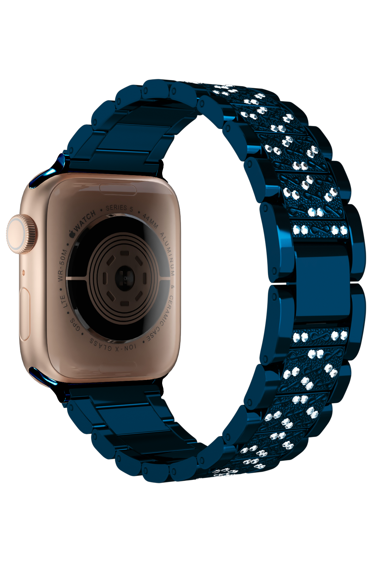 Apple Watch Uyumlu Crystal Loop Çelik Kordon Doris