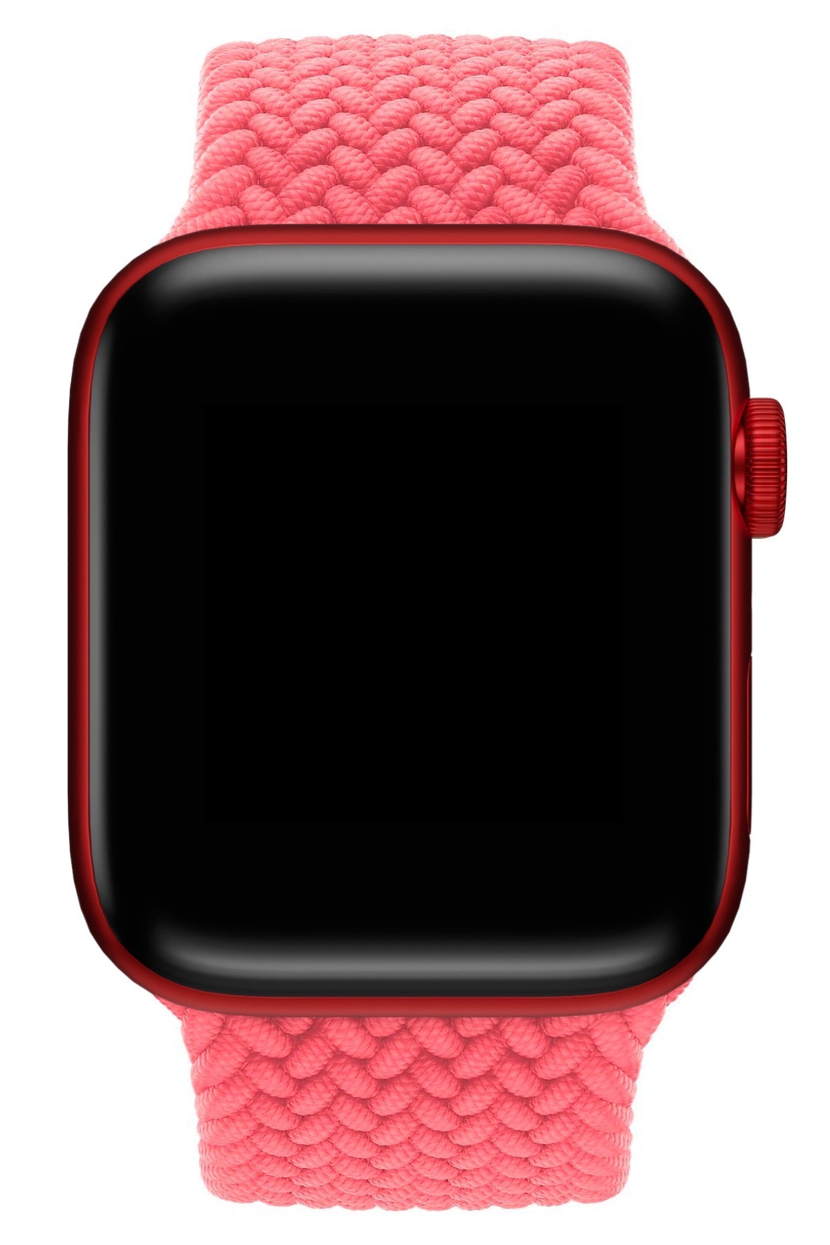 Apple Watch Uyumlu Örgü Loop Kordon Mercan Pembe