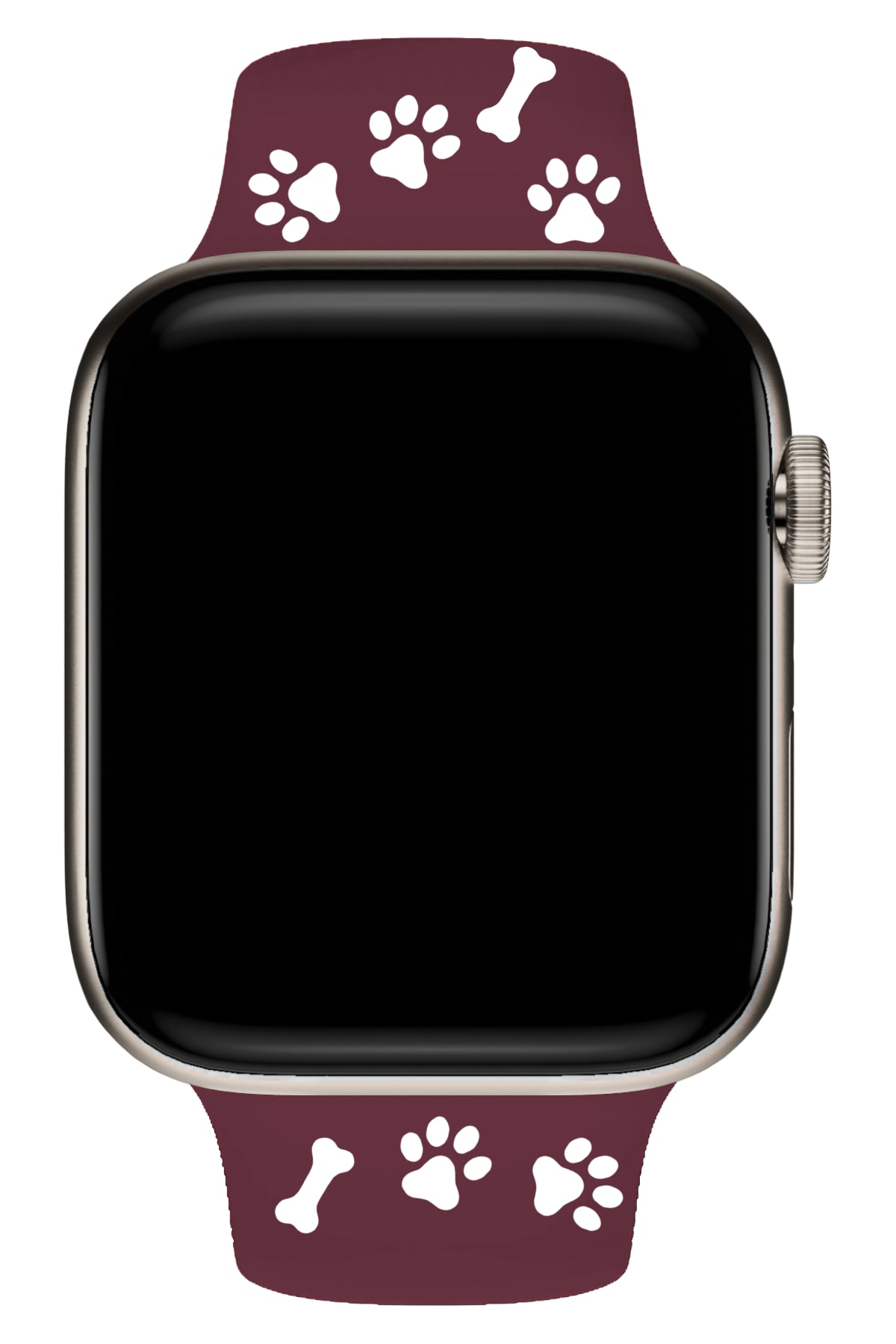 Apple Watch Uyumlu PatiMood Silikon Kordon BerryBark