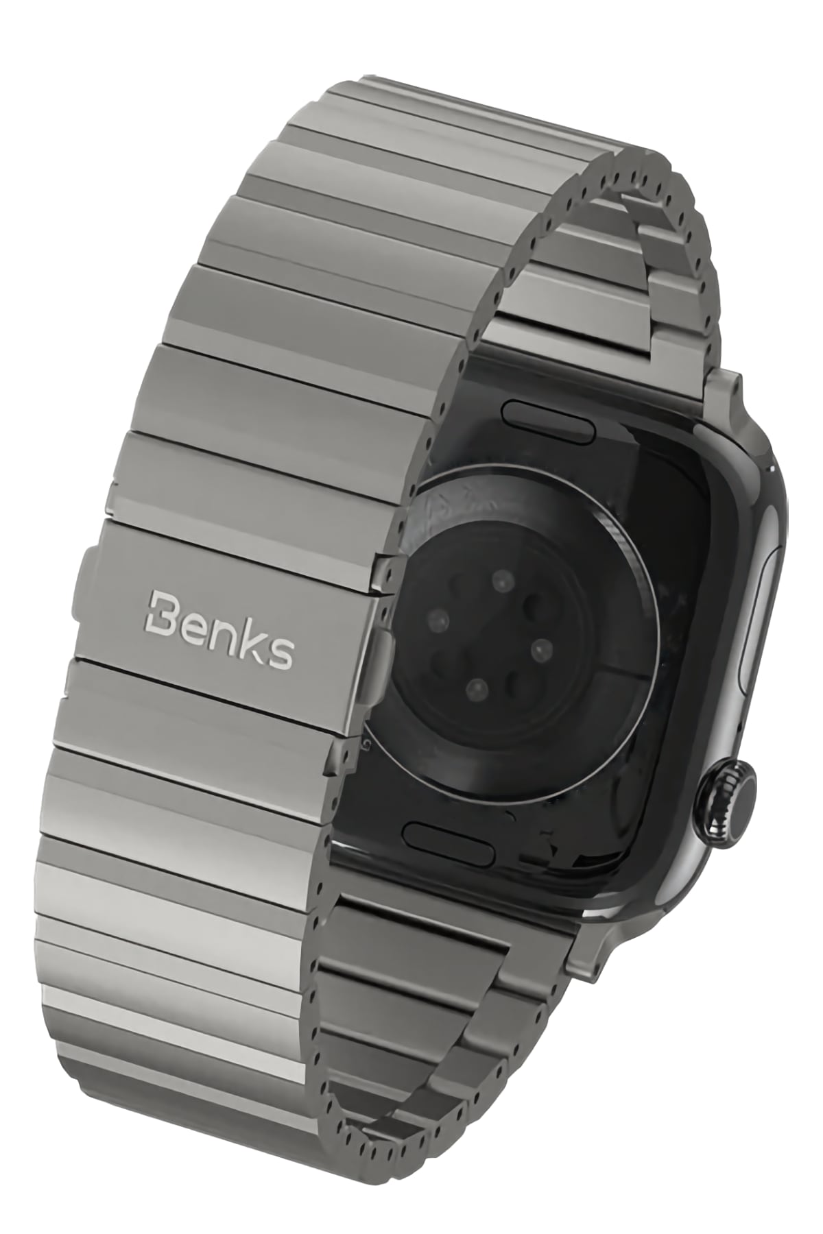 Benks Aero Titan Apple Watch Uyumlu Titanyum Kordon Gri