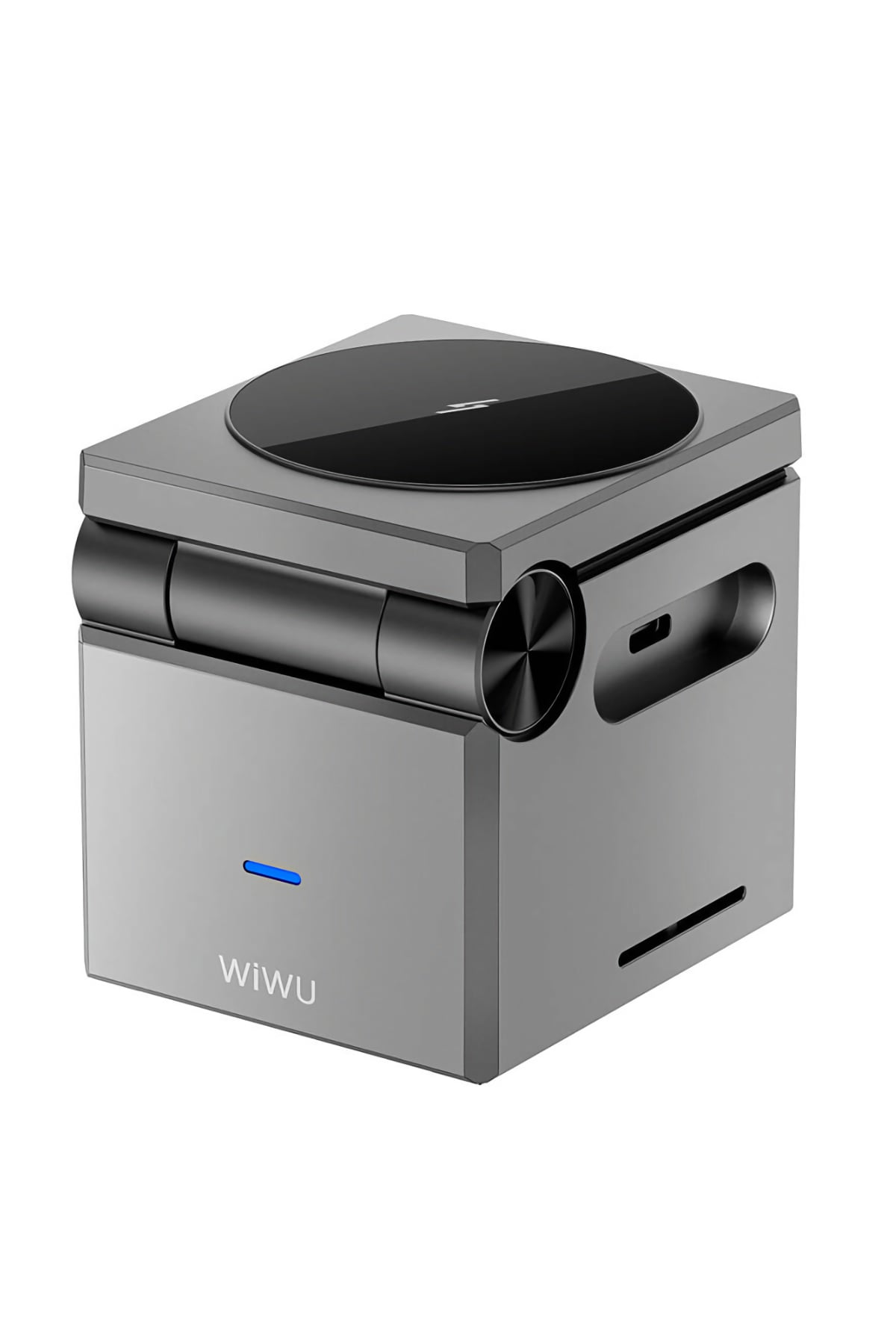 Wiwu Wi-W030 Small Square 3in1 Küp Magnetik Kablosuz Şarj Standı