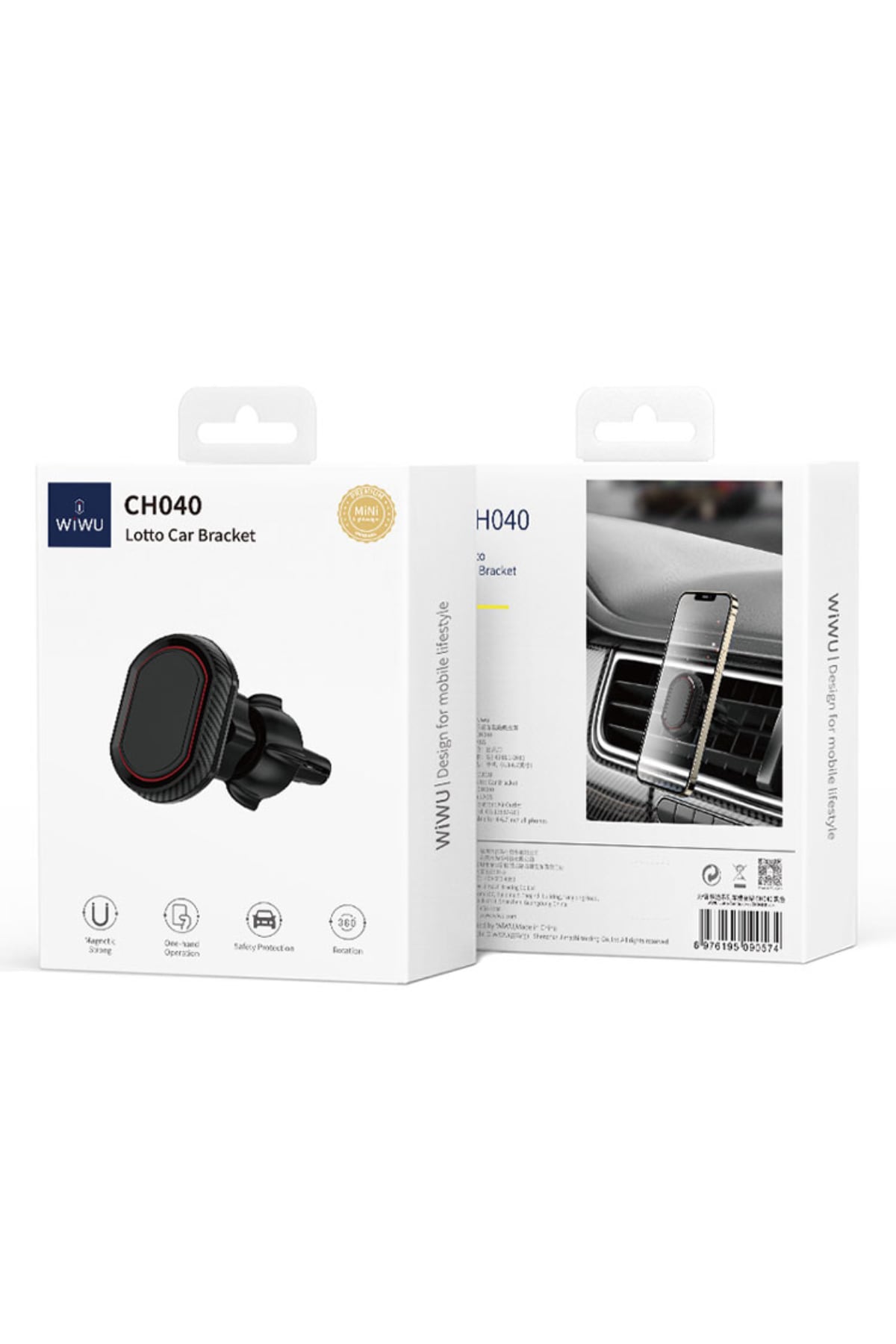 Wiwu CH-040 Mıknatıslı Araç Telefon Tutucu
