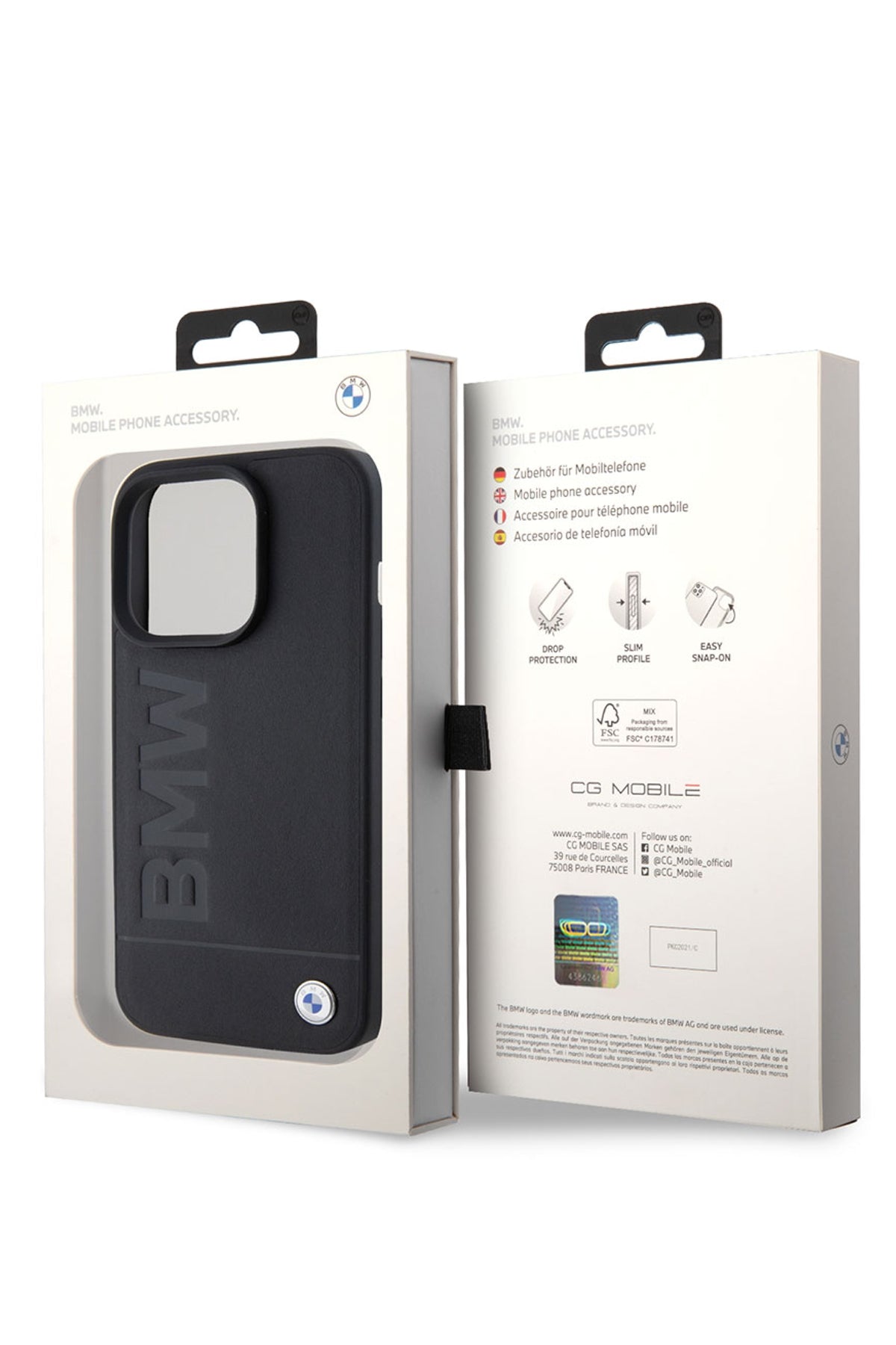 Apple iPhone 15 Pro Magsafe uyumlu BMW Lisanslı Hot Stamp Kılıf