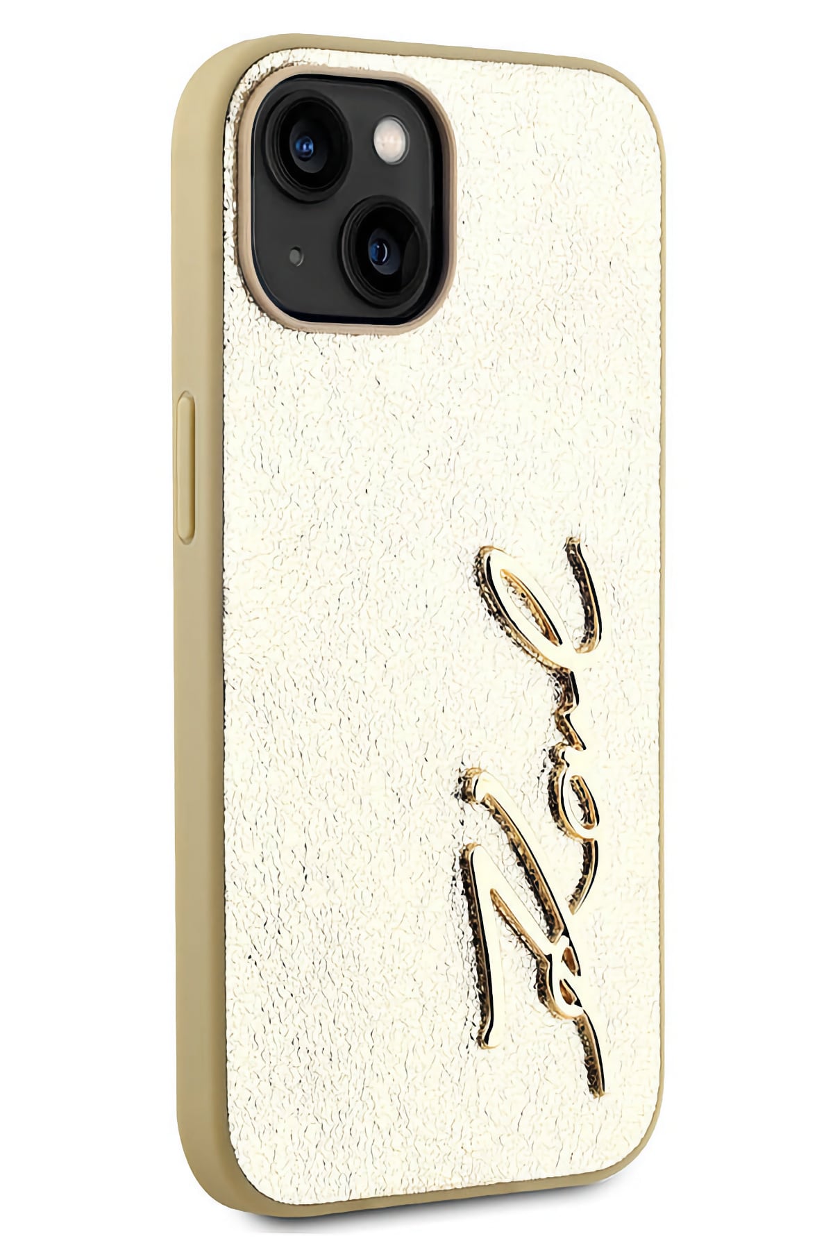 Karl Lagerfeld Rhinestones iPhone 15 Kılıf Gold