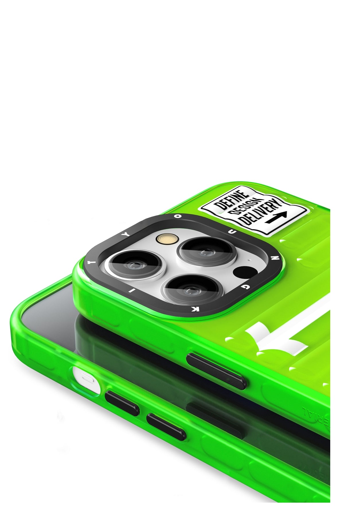 Youngkit Luggage Firefly iPhone 13 Pro Yeşil Kılıf