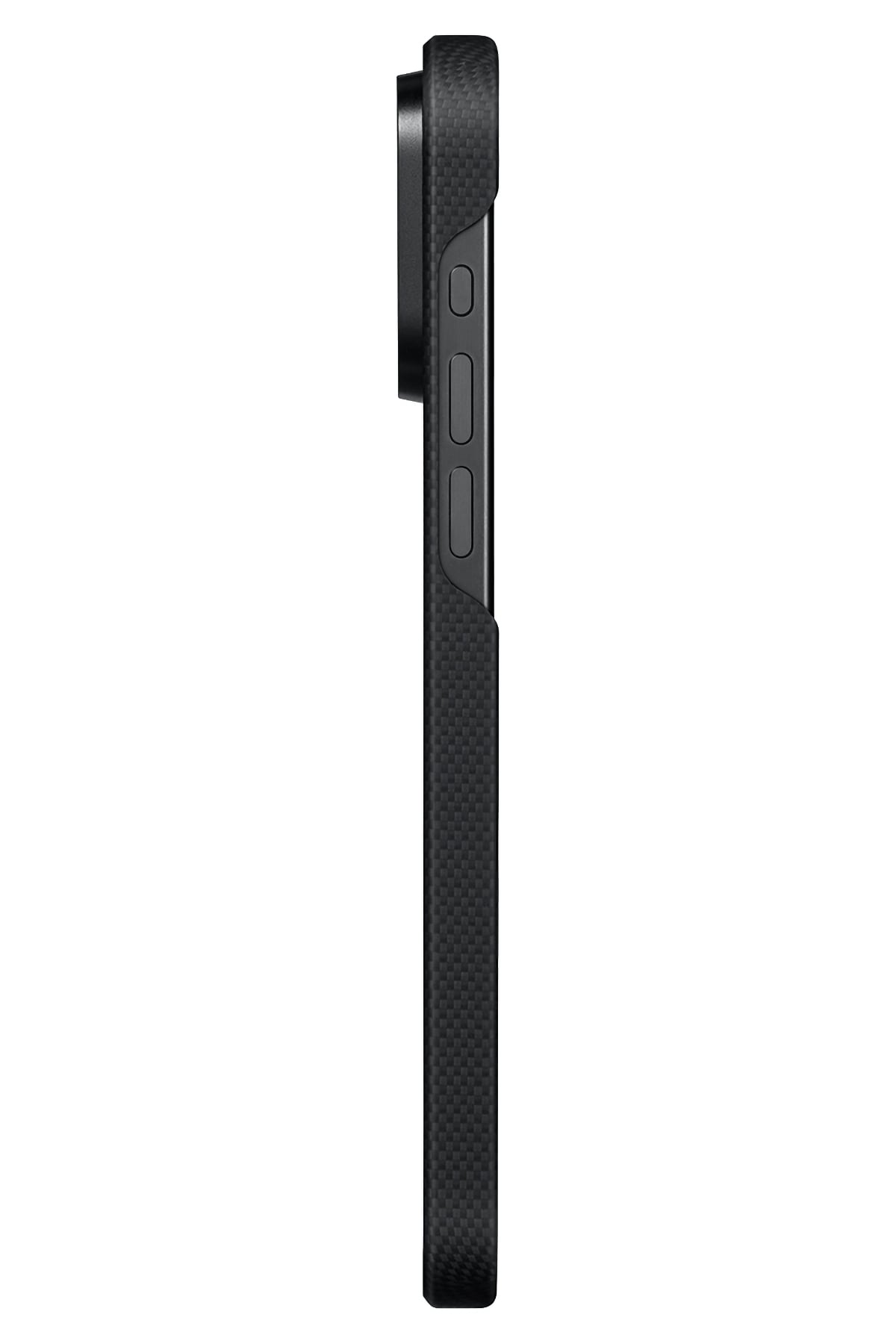 Tactile Woven iPhone 15 Pro MagSafe Uyumlu 600D Aramid Fiber Kılıf Brake The Line
