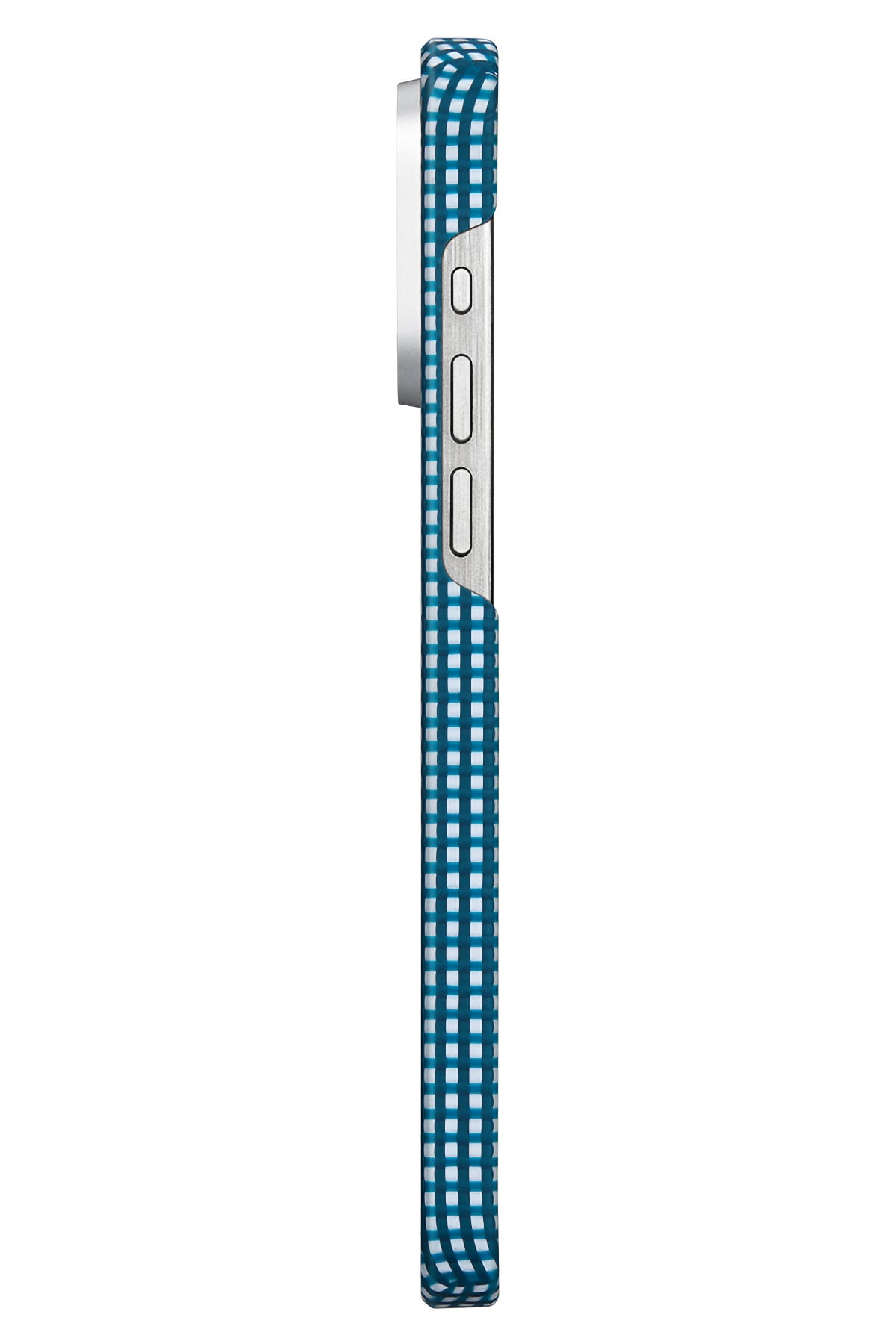 Ultra Slim AWA iPhone 15 Pro Max MagSafe Uyumlu 600D Aramid Fiber Kılıf Ocean