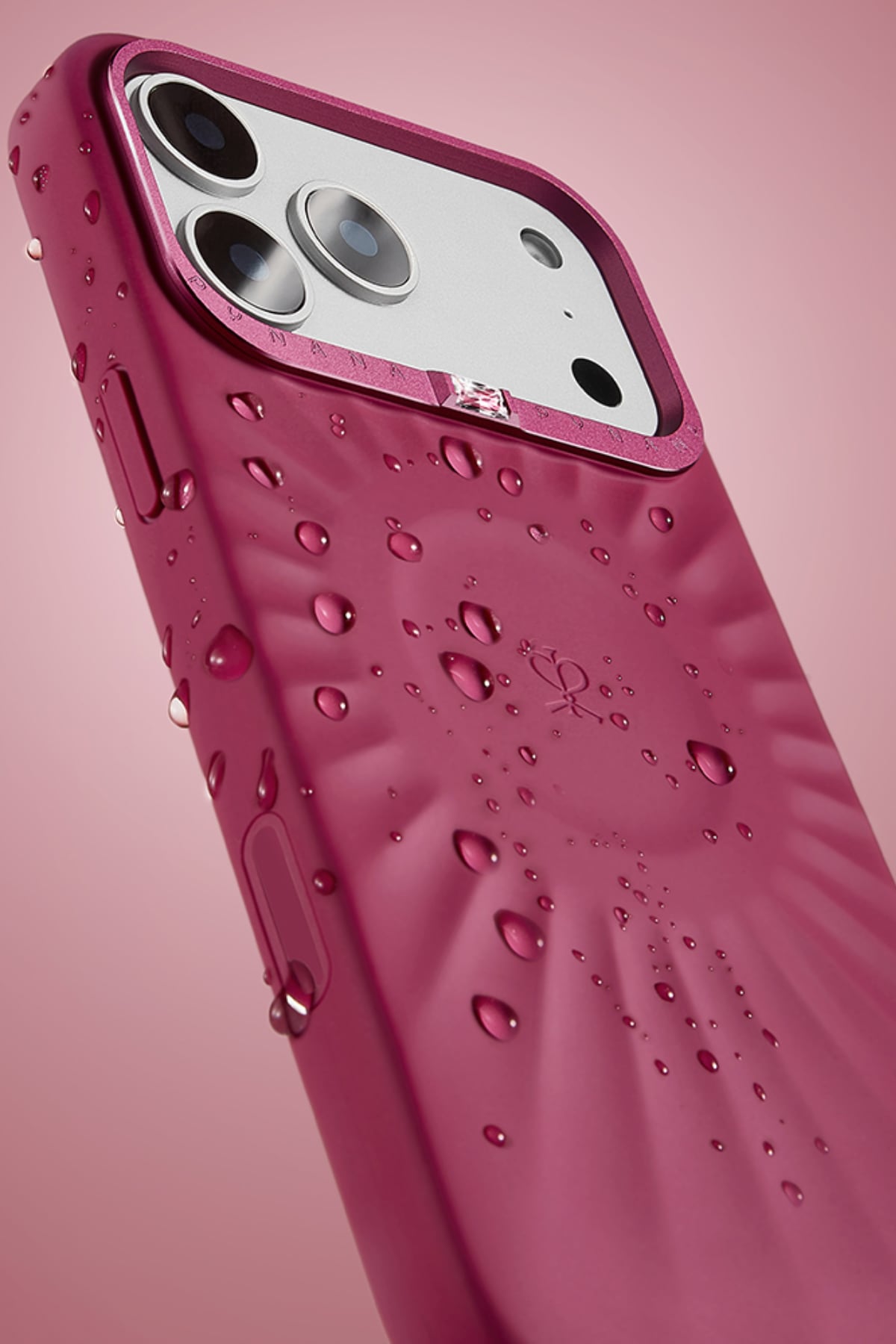 Pynana Starlight iPhone 16 Pro Max Kılıf Magsafe Uyumlu Bordo