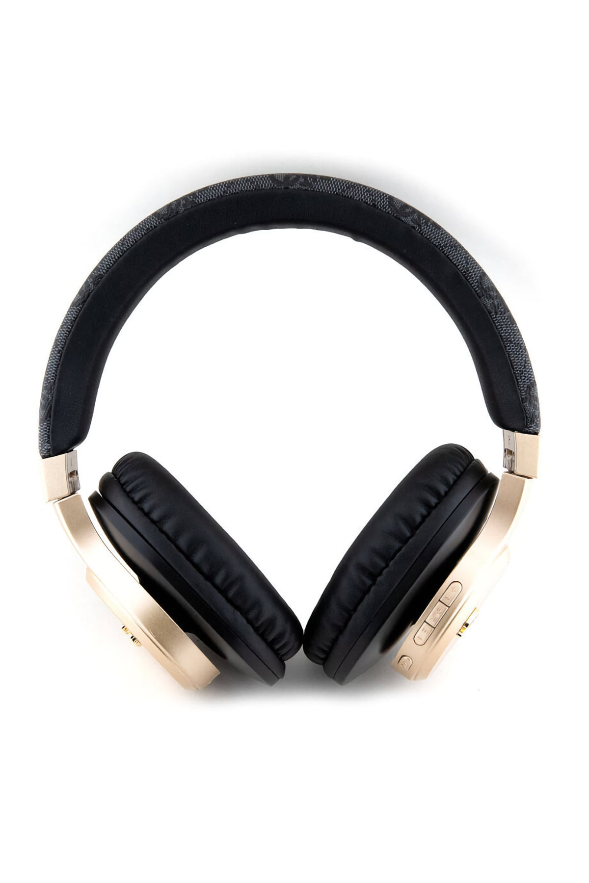 Guess Script Gold Kulak Üstü Bluetooth 5.3 Kulaklık Siyah