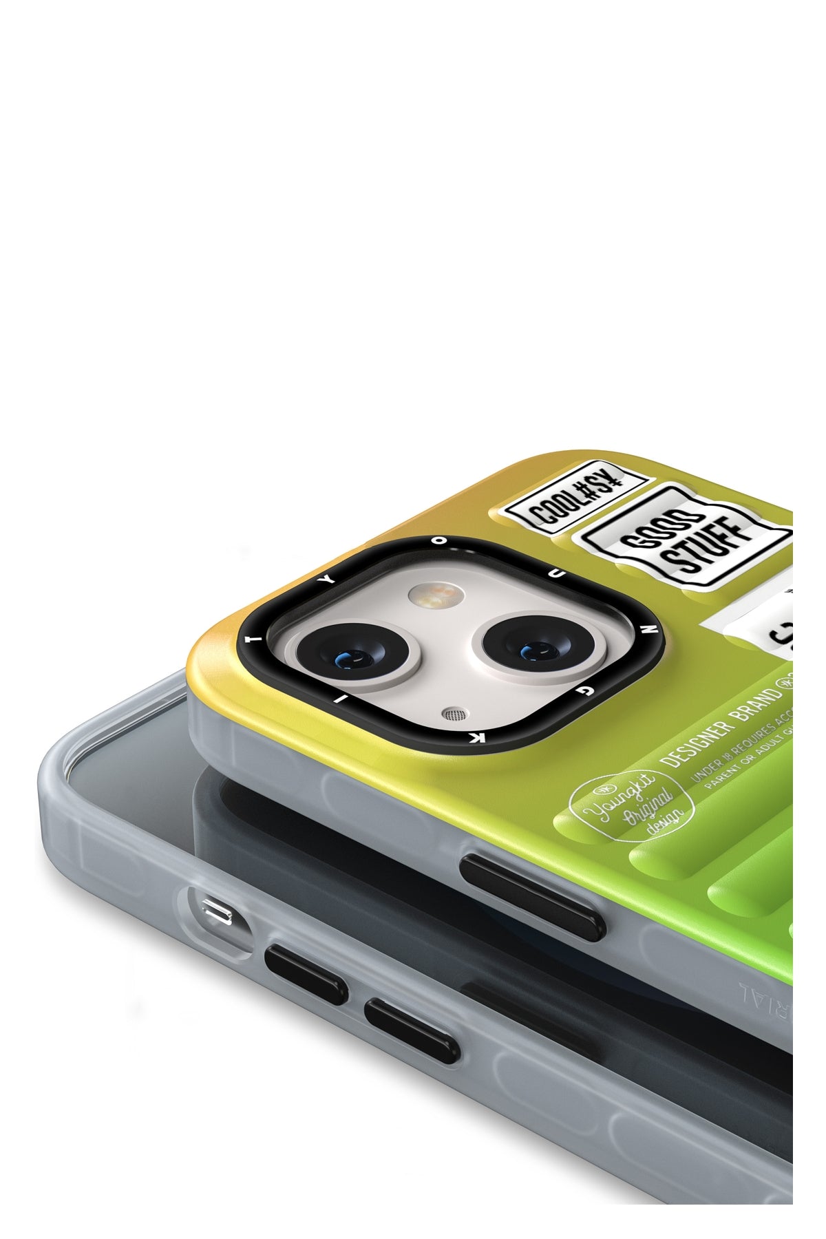 Youngkit Secret Color iPhone 13 Yeşil Kılıf