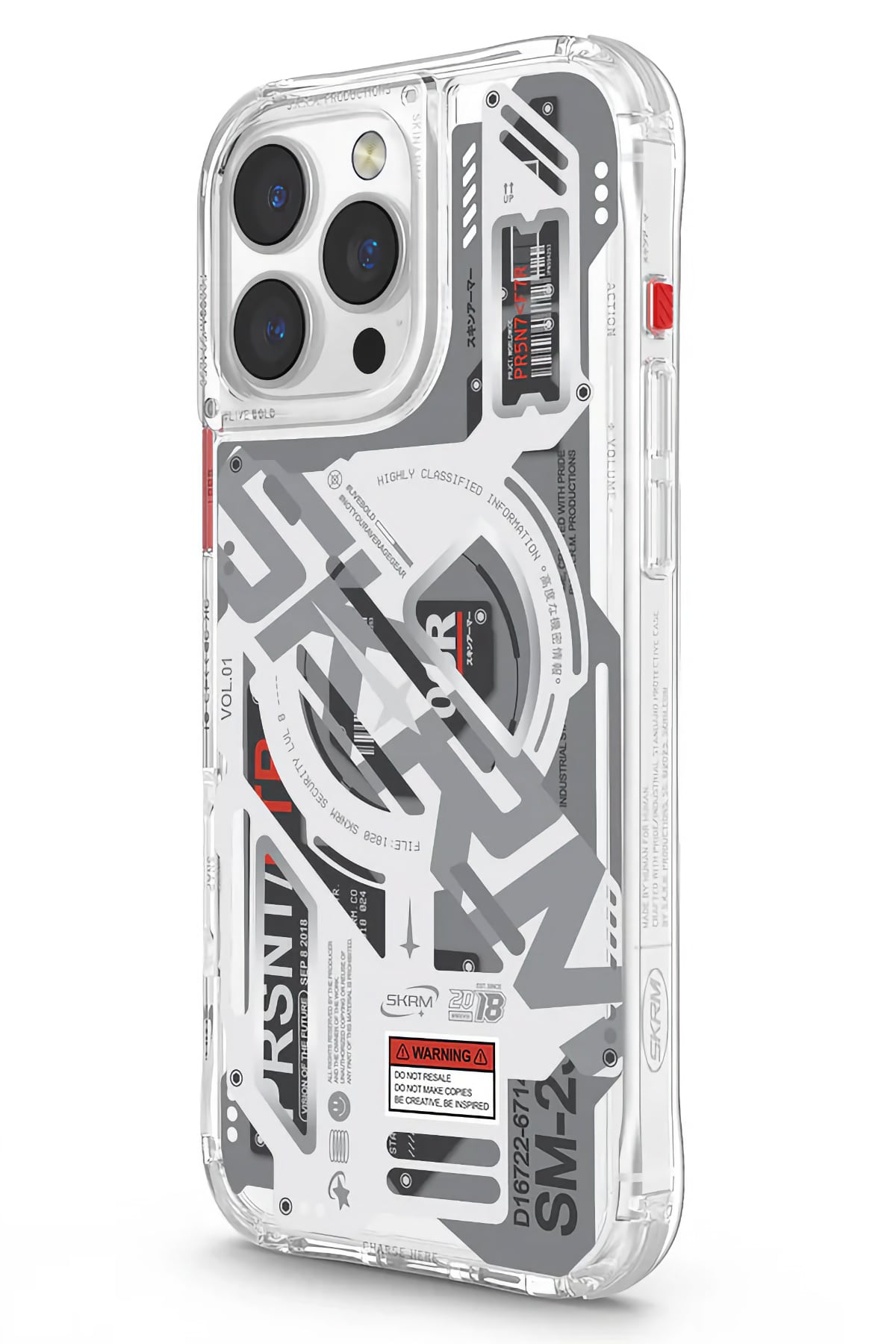 Skinarma Ekho iPhone 16 Pro Magsafe Uyumlu Yarı Şeffaf Kılıf