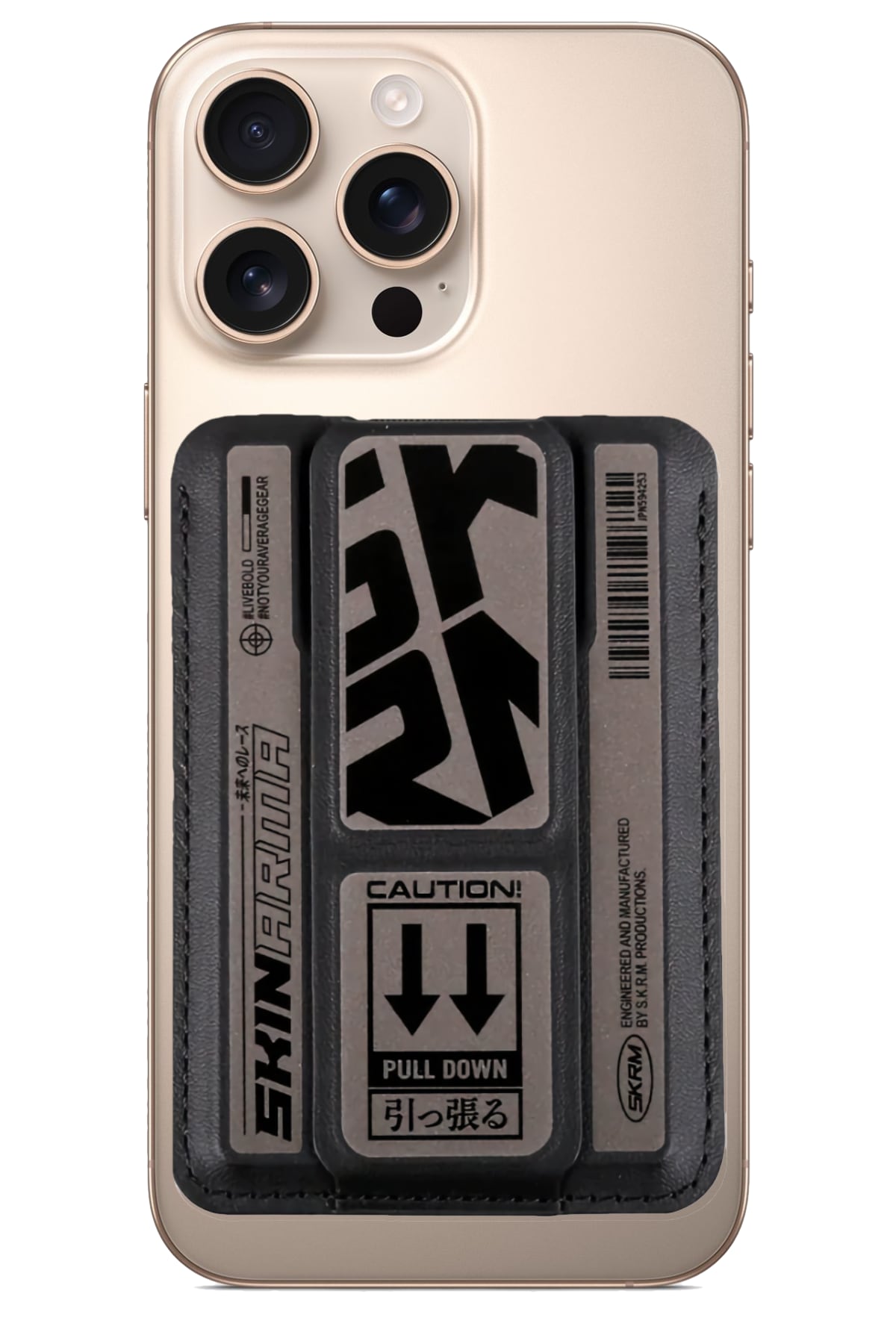 SkinArma Kado Kira Kobai Magsafe uyumlu Manyetik Standlı Füme Kartlık