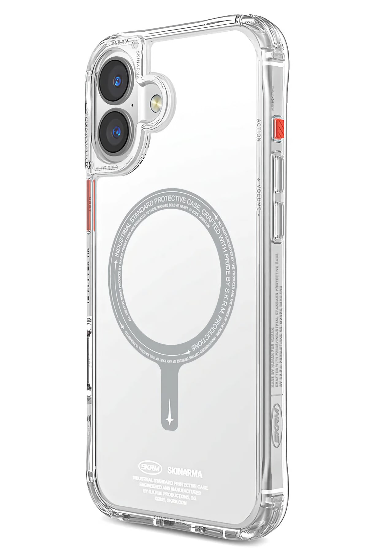 Skinarma Saido iPhone 16 Plus Magsafe Uyumlu Kılıf Şeffaf