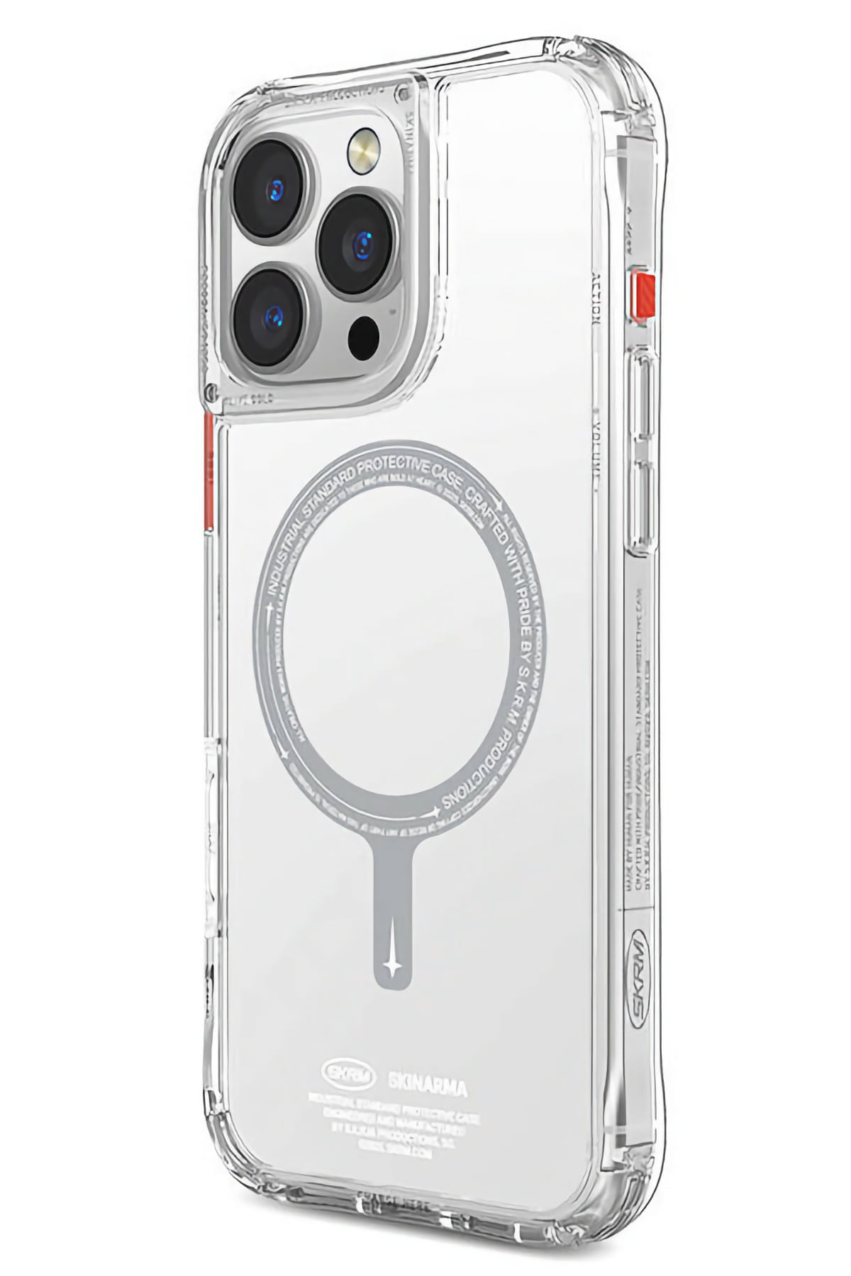 Skinarma Saido iPhone 16 Pro Max Magsafe Uyumlu Kılıf Şeffaf