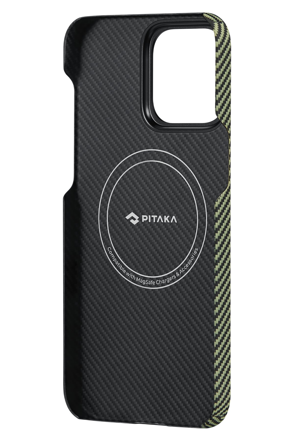 Tactile Woven iPhone 15 Plus MagSafe Uyumlu 600D Aramid Fiber Kılıf Overture