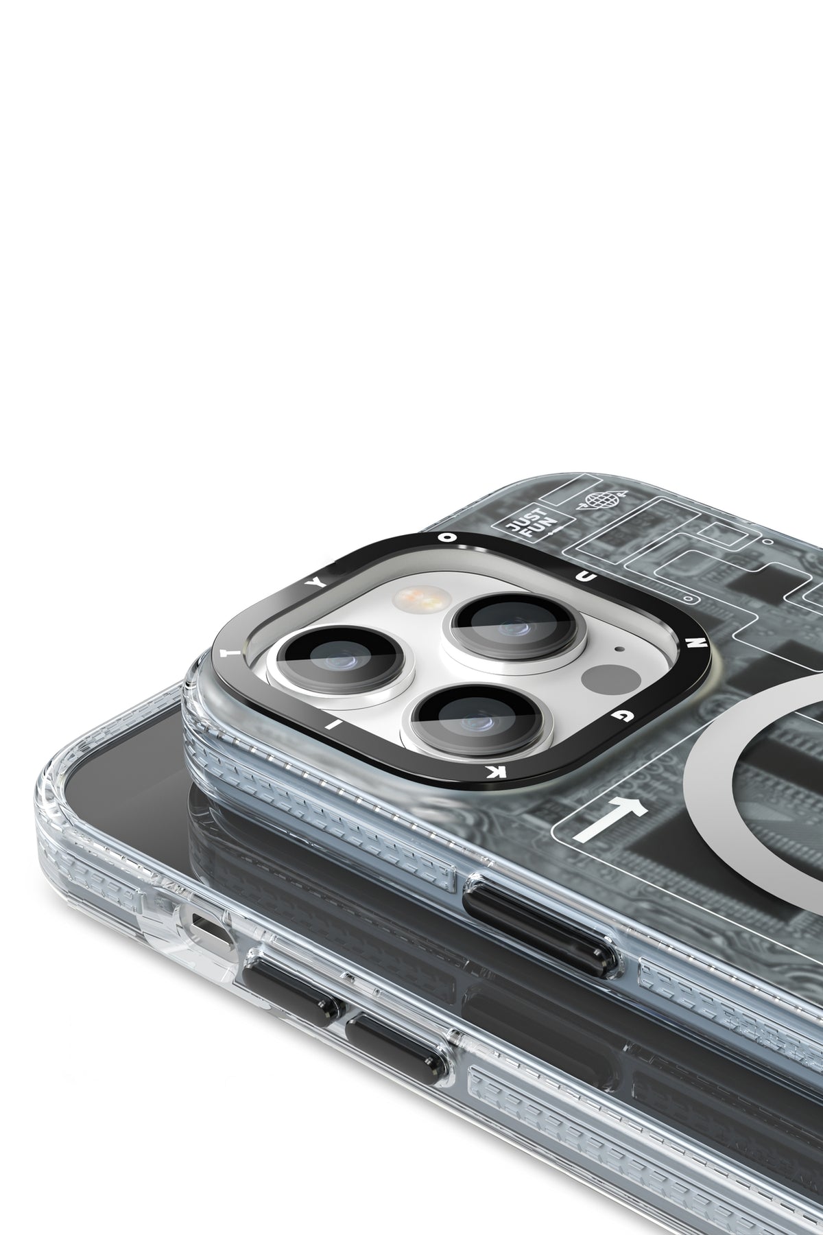 Youngkit Technology iPhone 14 Pro Magsafe Uyumlu Siyah Kılıf