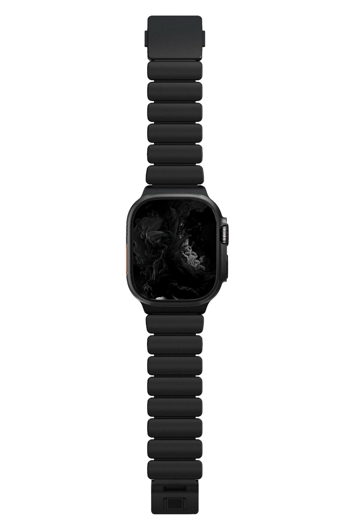TitaFlex Apple Watch Ultra Uyumlu Titanyum Kordon Obsid