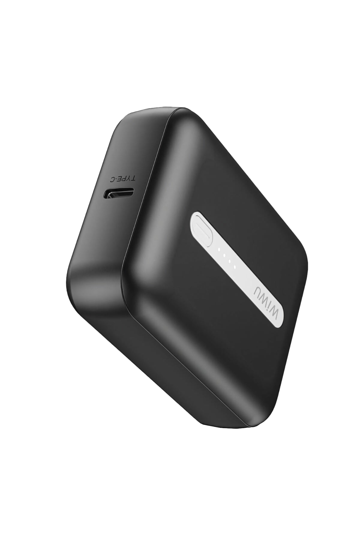 Wiwu Wi-P033 LED Göstergeli Taşınabilir Mini Powerbank 10000mAh Siyah
