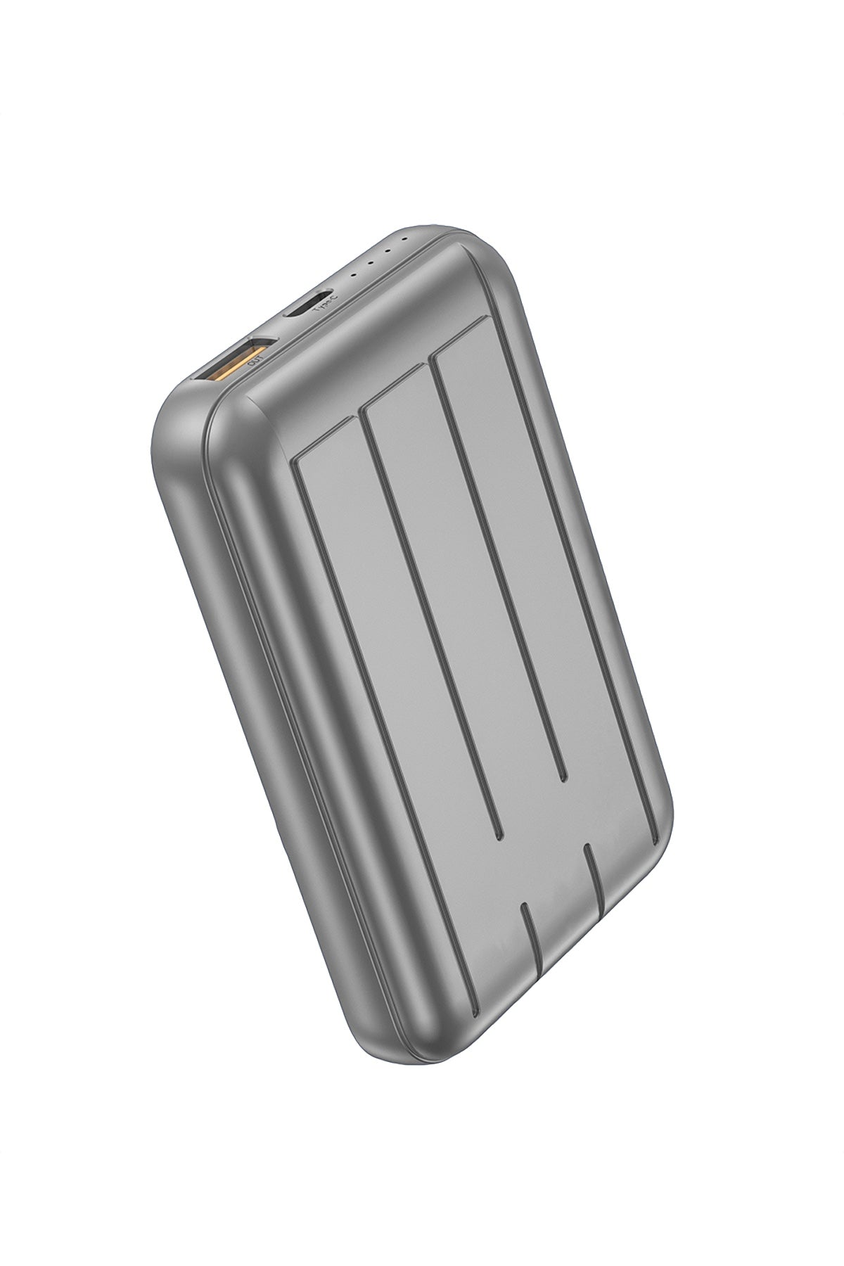 Xipin Magsafe Uyumlu 5000 mAh Wireless Manyetik Powerbank Gri
