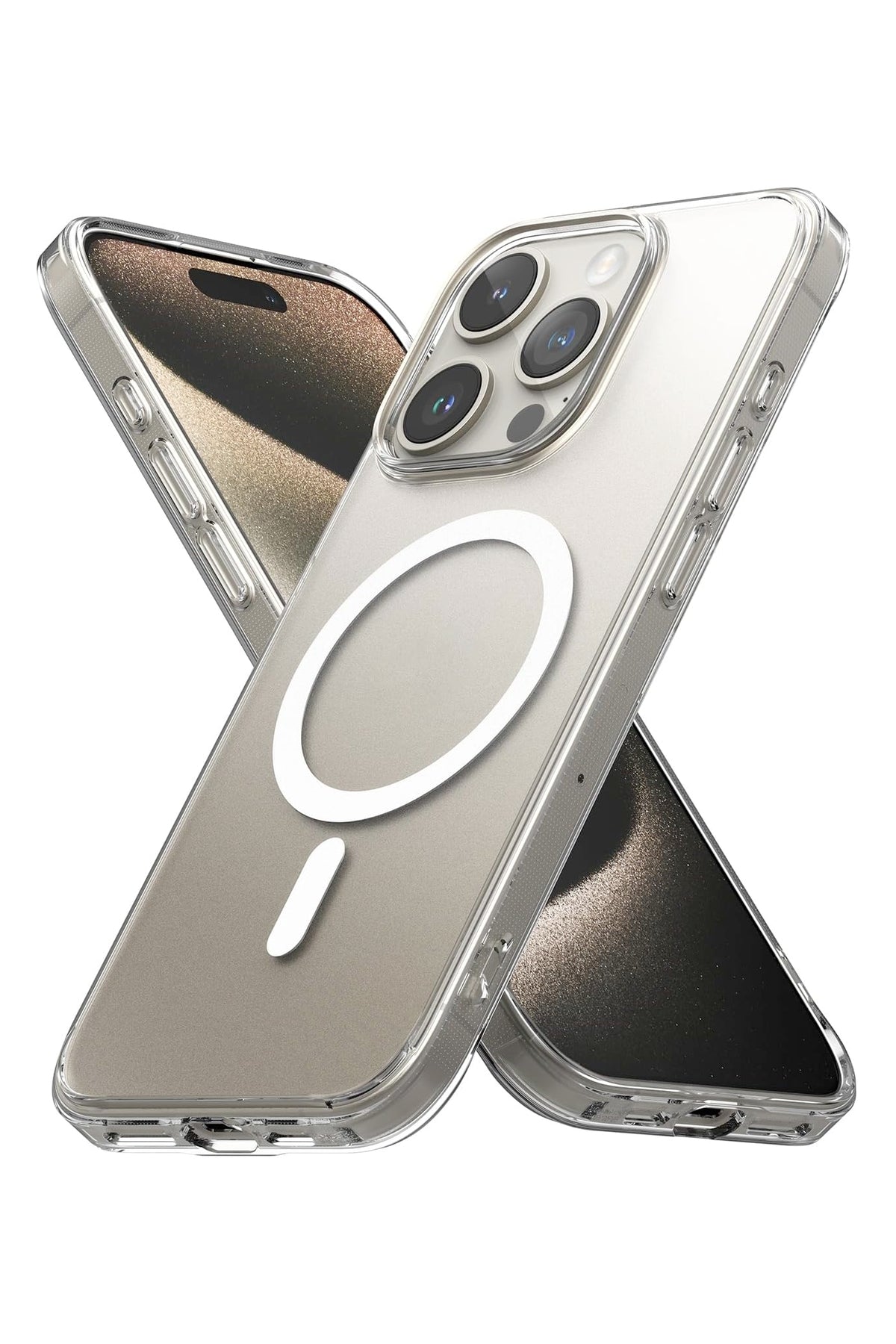Artoncase iPhone 15 Pro Max Uyumlu Magsafe Şeffaf İnce Sararmayan Kılıf