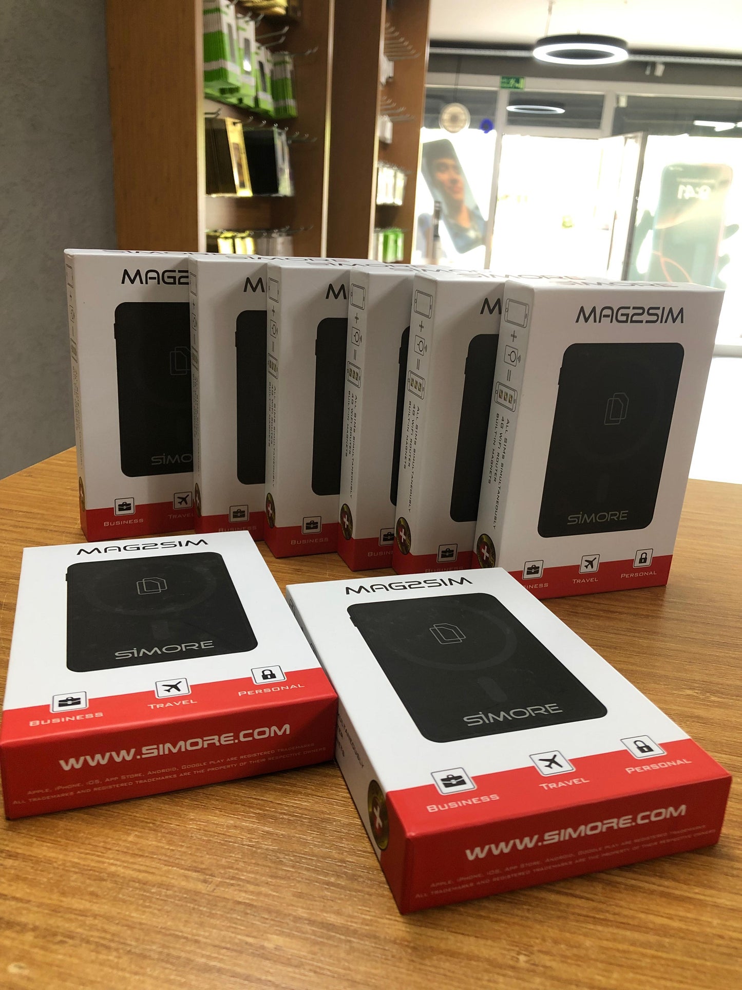 Mag2sim Yurtdışı Kapalı iPhone Şebeke verici WİFİ yönlendirici modem.