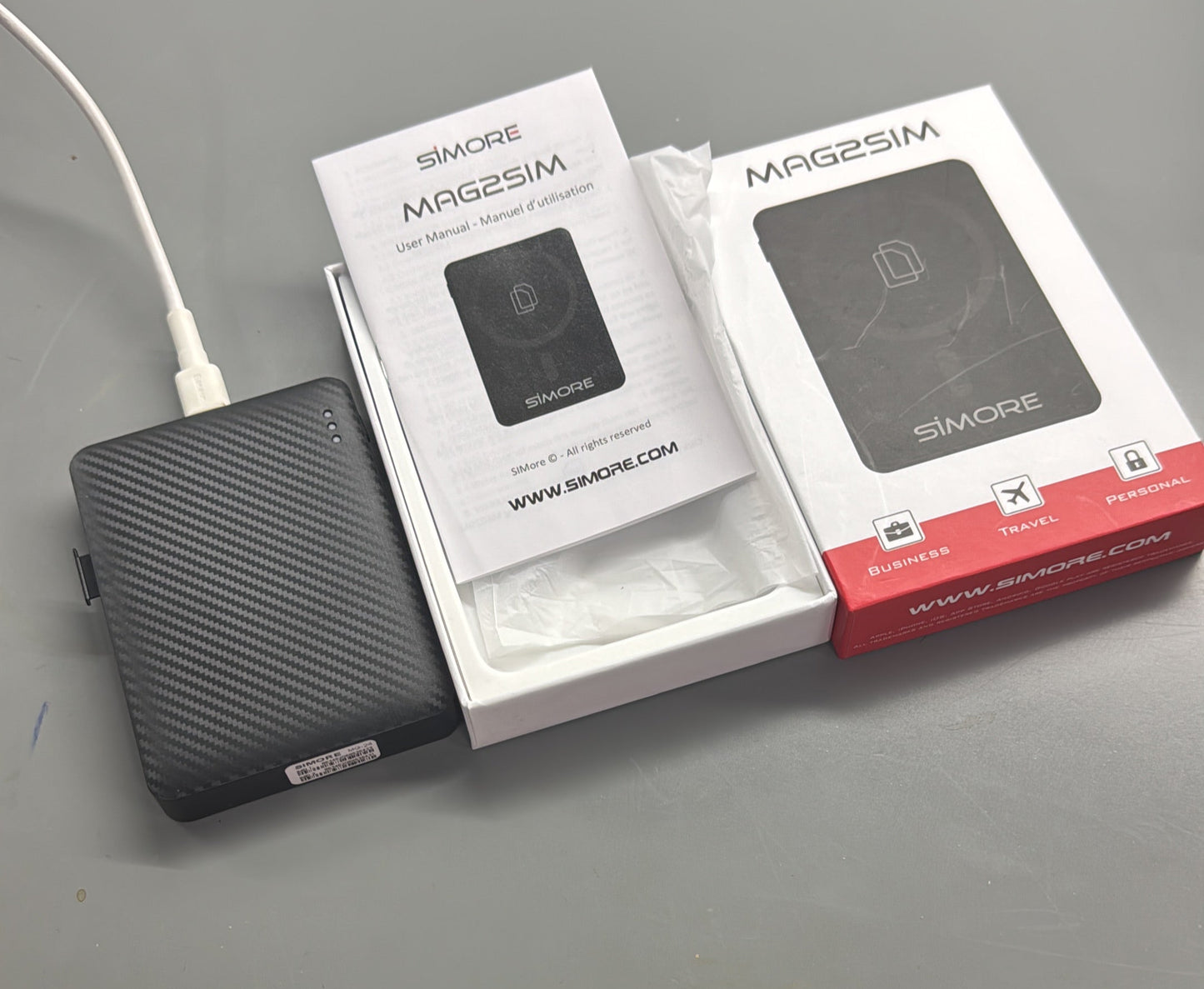 Mag2sim Yurtdışı Kapalı iPhone Şebeke verici WİFİ yönlendirici modem.