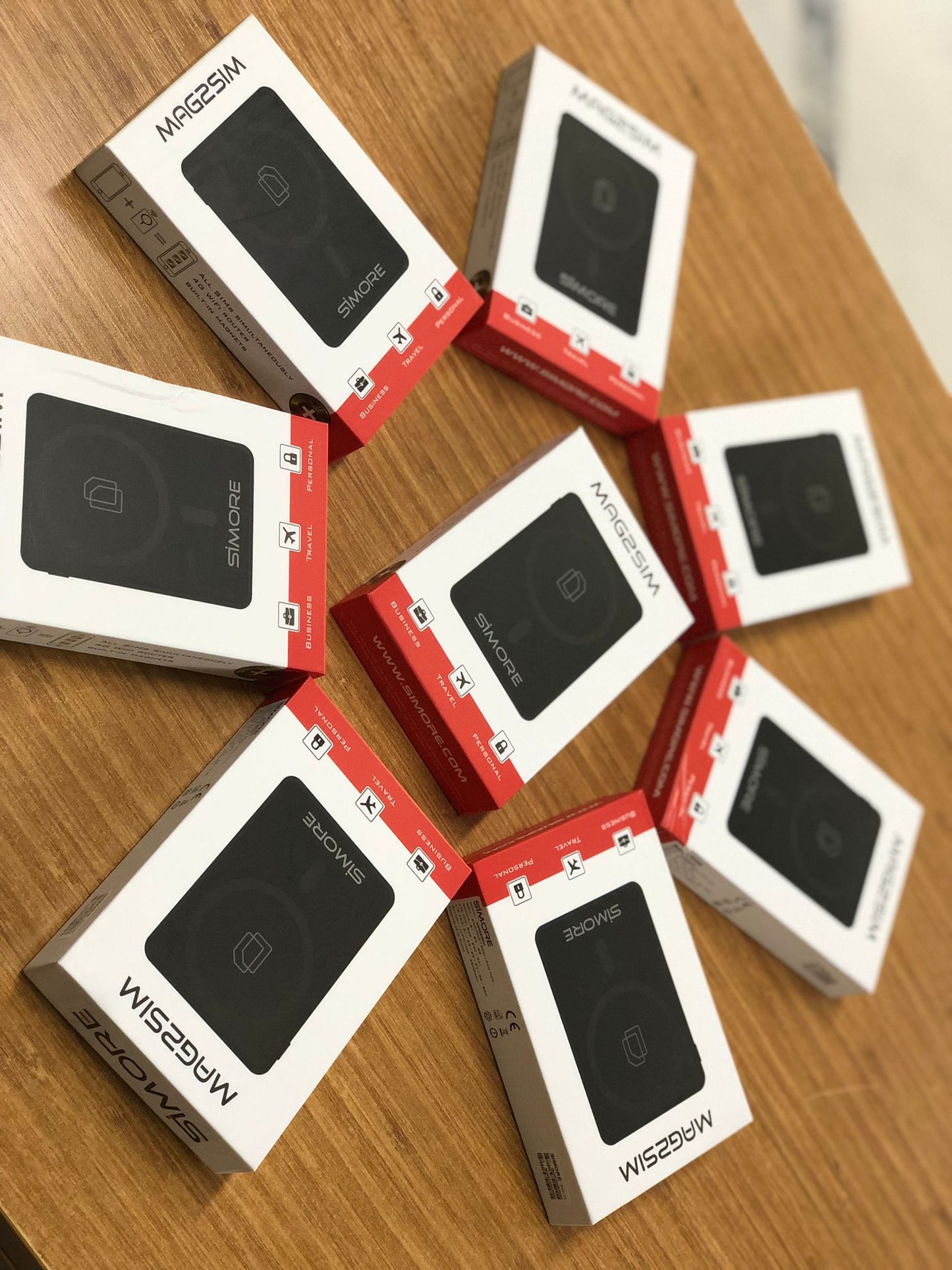 Mag2sim Yurtdışı Kapalı iPhone Şebeke verici WİFİ yönlendirici modem.