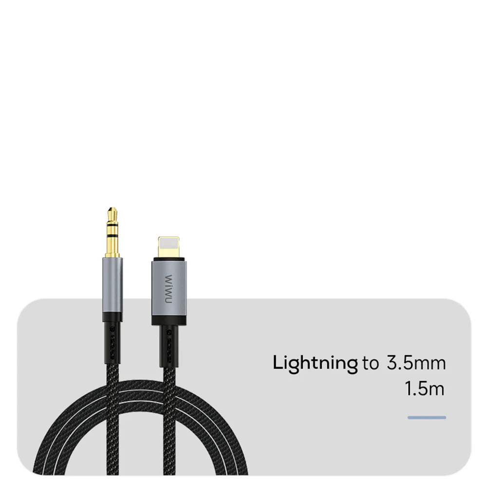 Wiwu
Legend Audio Serisi Lightning to 3.5mm Aux Ses Kablosu 1.5M