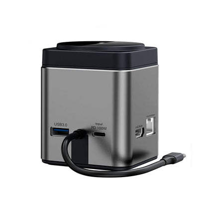9in1 Magsafe PD Şarj Standı 100W Hub USB 3.0 SD/TF HDMI RJ45