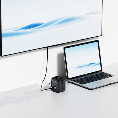 9in1 Magsafe PD Şarj Standı 100W Hub USB 3.0 SD/TF HDMI RJ45