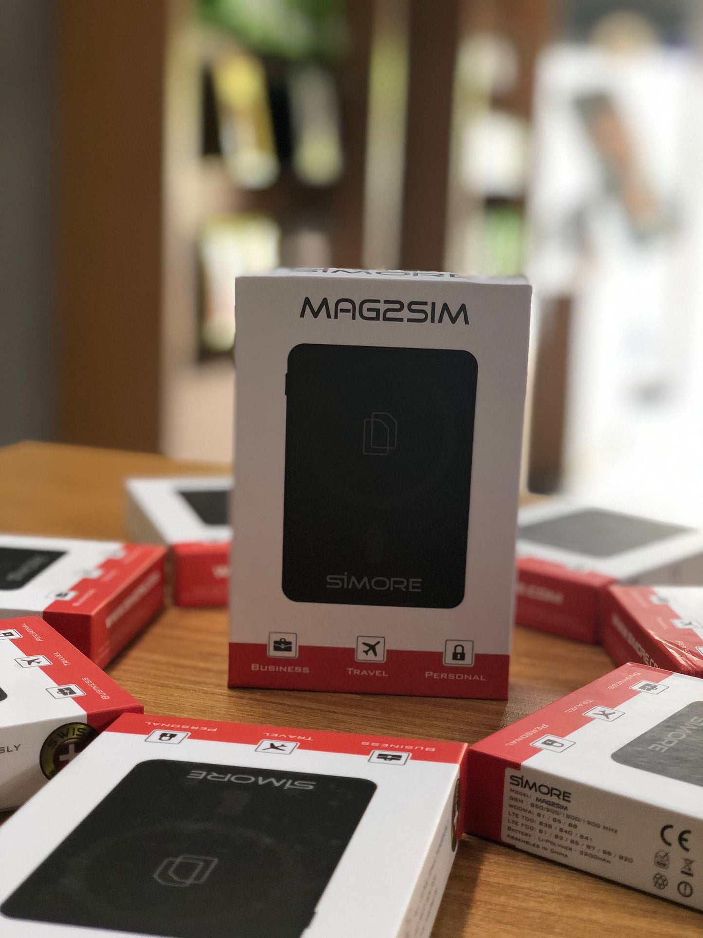 Mag2sim Yurtdışı Kapalı iPhone Şebeke verici WİFİ yönlendirici modem.