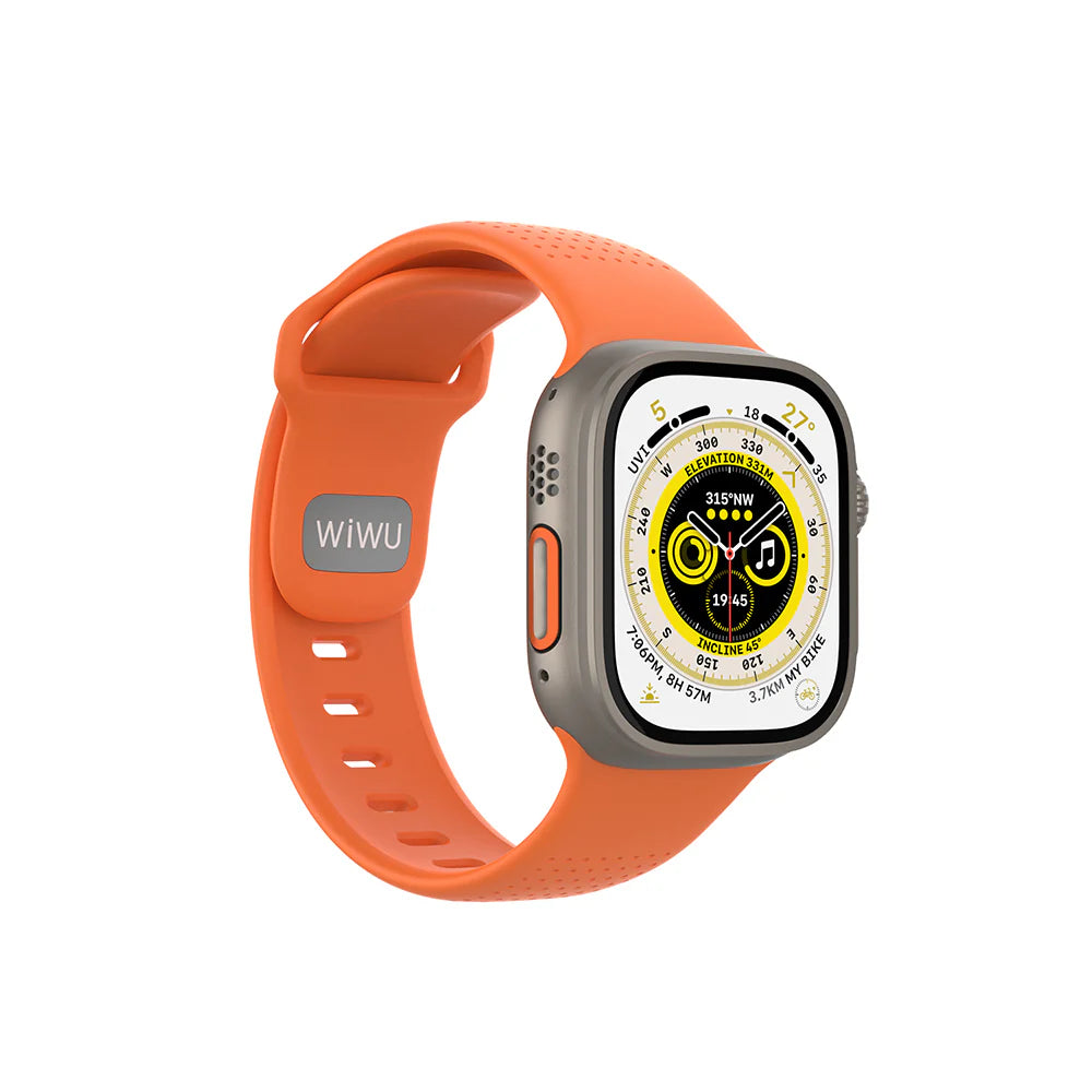 Wiwu Wi-WB0201 Comf Secur Apple
Watch / Ultra uyumlu Silikon Kordon(44mm)