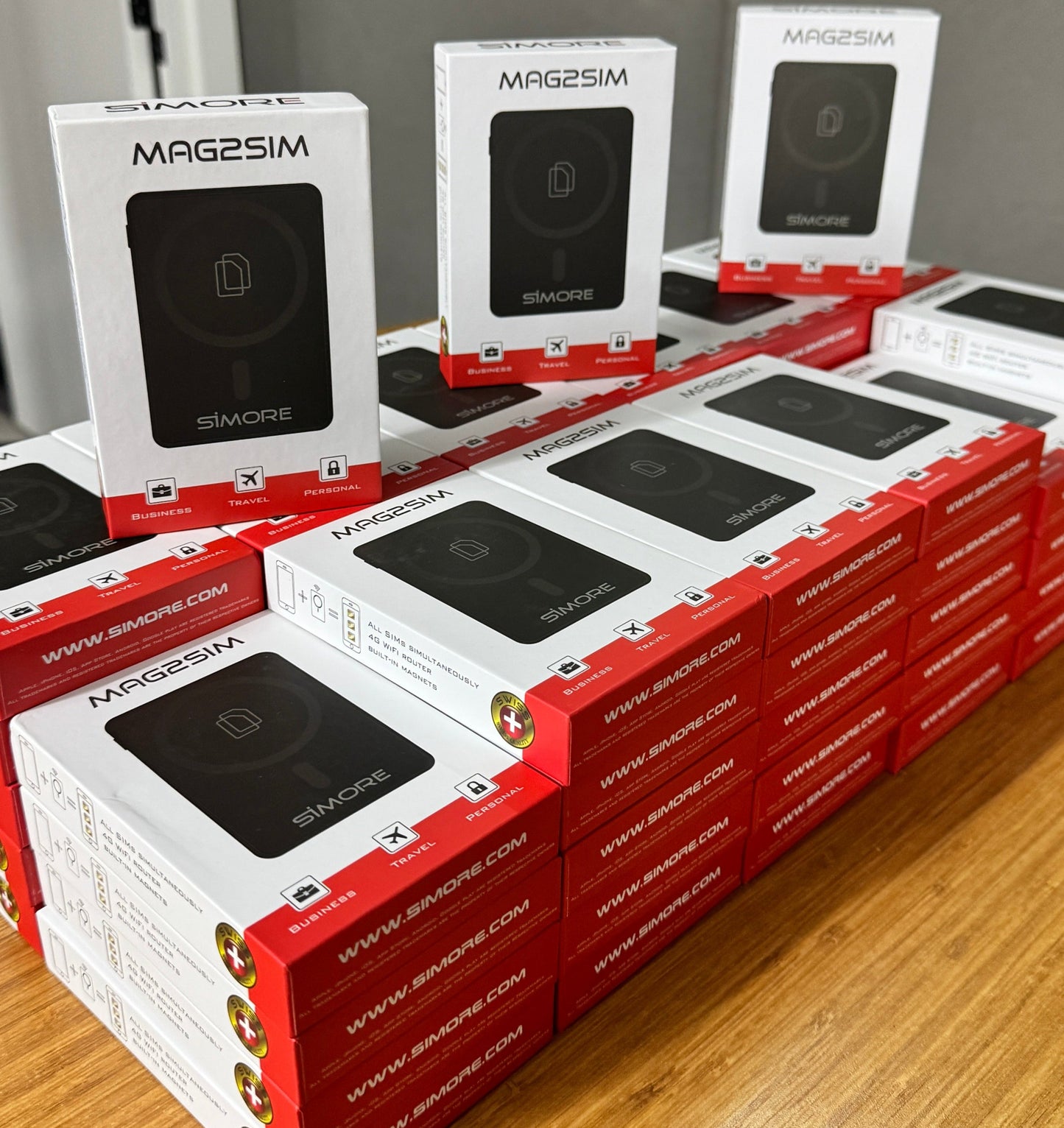 Mag2sim Yurtdışı Kapalı iPhone Şebeke verici WİFİ yönlendirici modem.