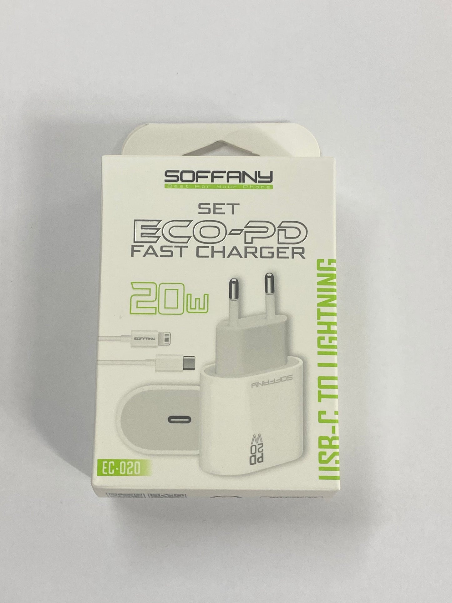 Soffany EC-020 ECO-PD 20W Hızlı Şarj Seti