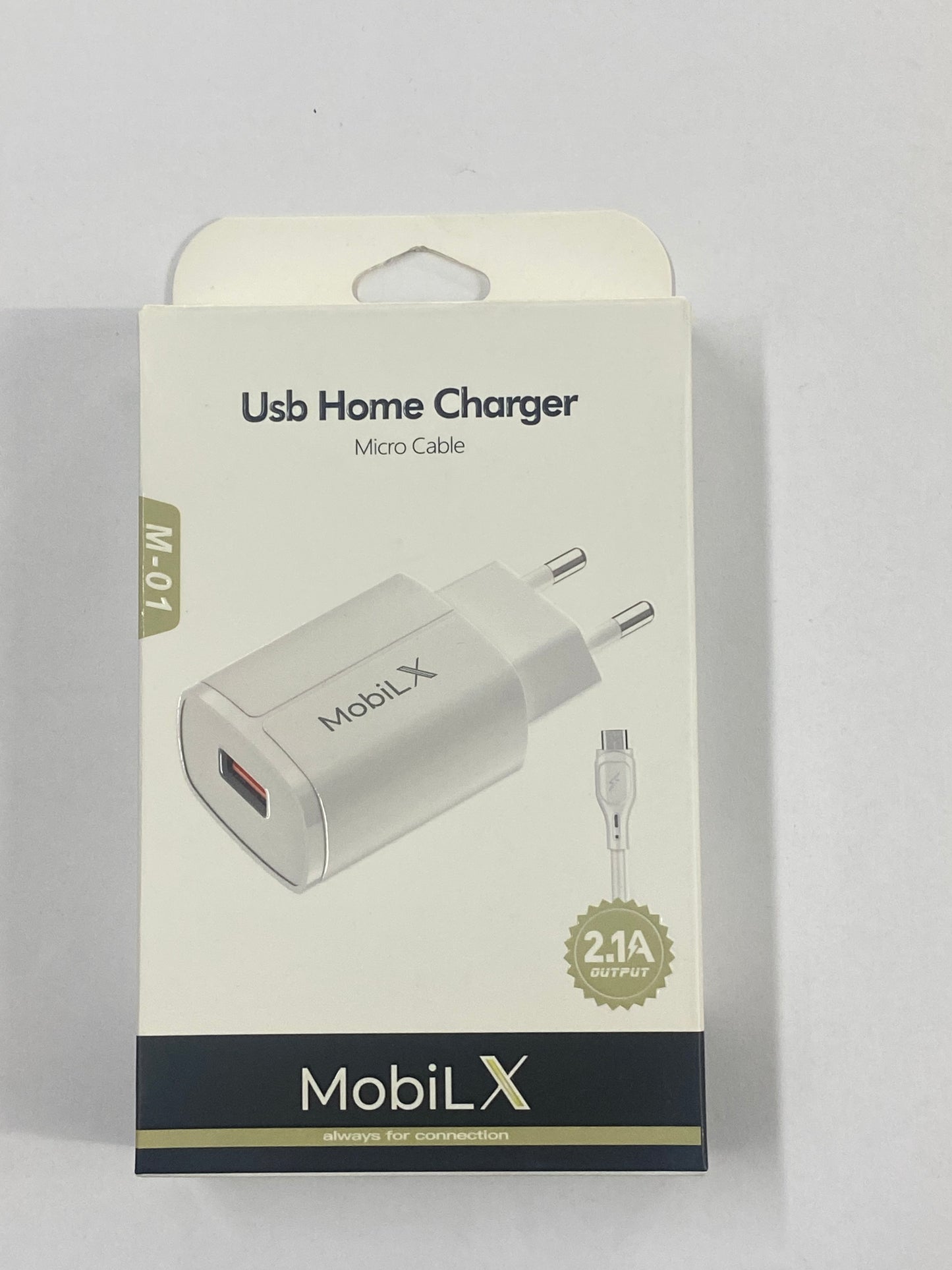 MobiLX M-01 Usb Home Charger Micro Cable