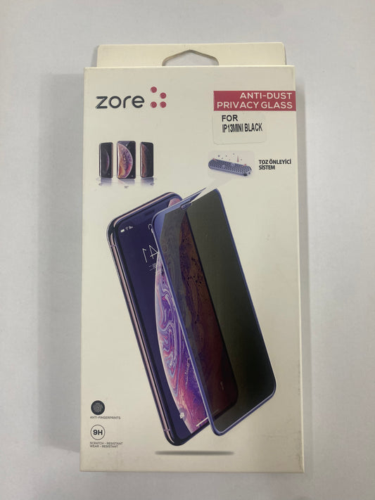 Zore iPhone 13 Mini Anti-Dust Privacy Glass