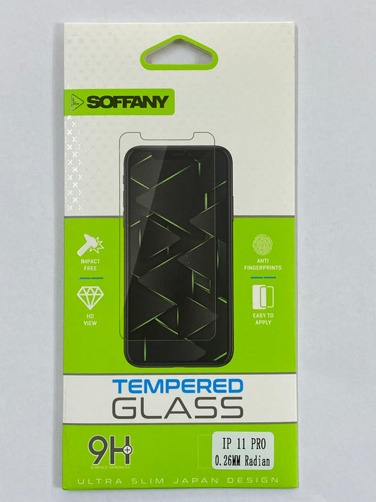 iPhone X/XS/11Pro 0.26mm Radian Tempered Glass