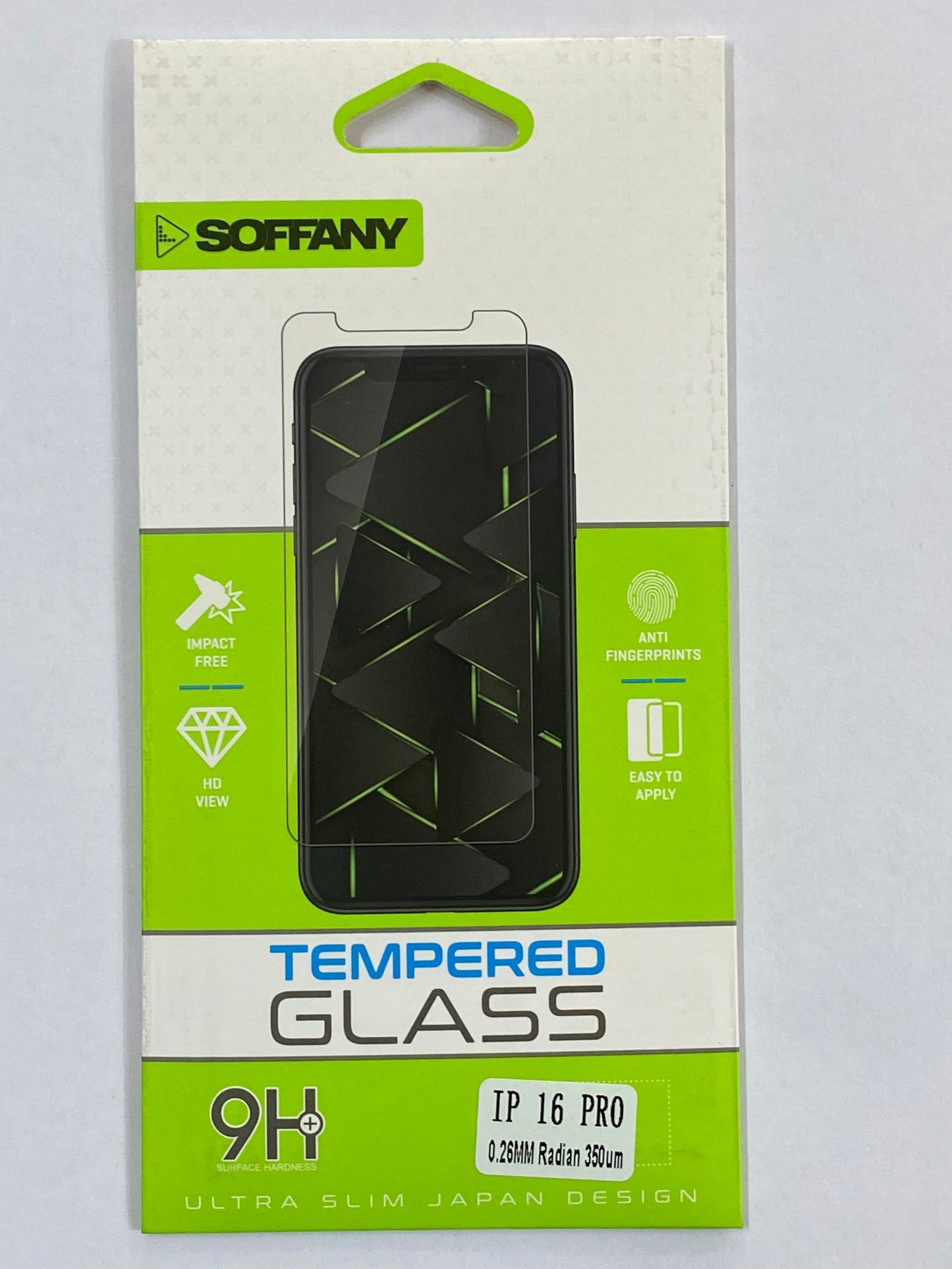 iPhone 16 Pro 0.26mm Radian Tempered Glass